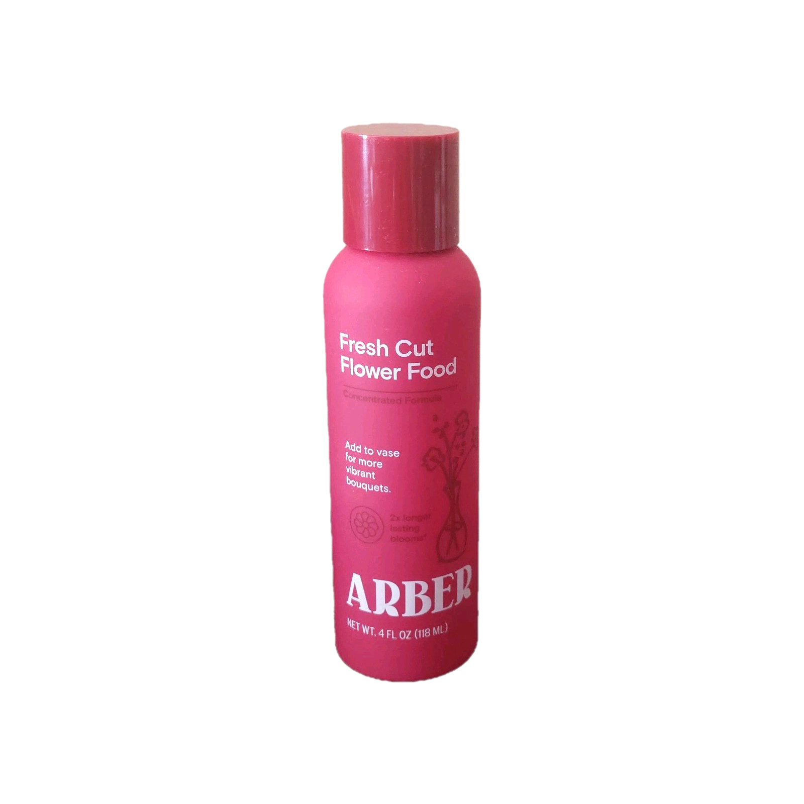 Arber Fresh Cut Flower Food More Vibrant Longer-Lasting Bouquets 4 oz Exp 11/26