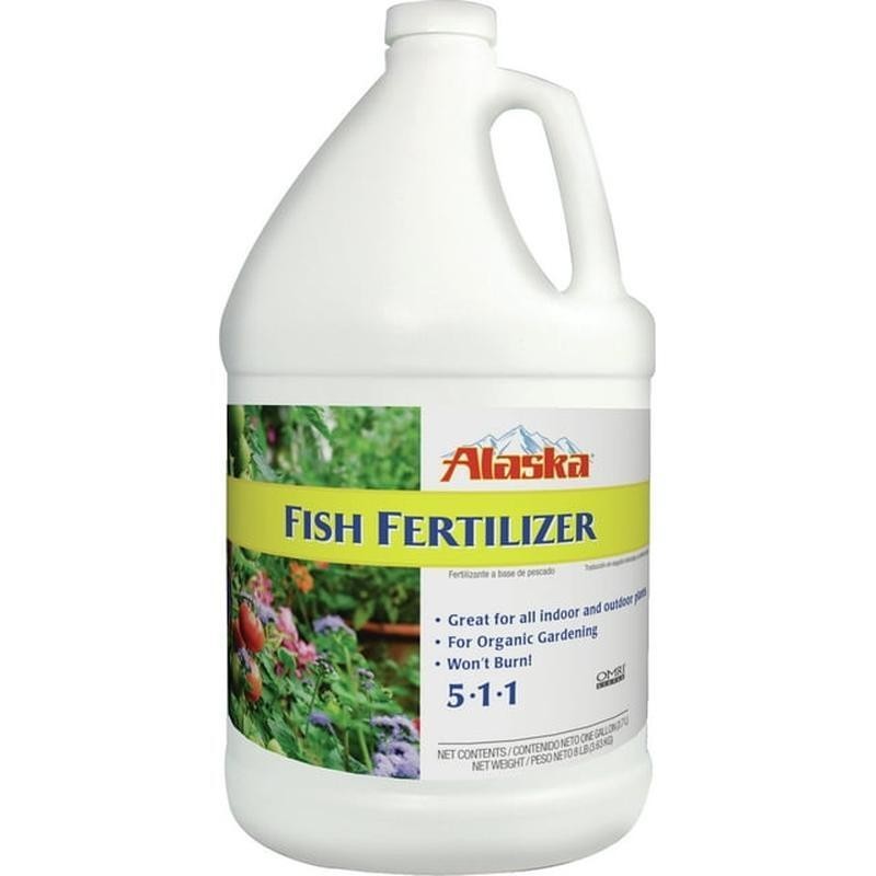 Organic Fish Emulsion Fertilizer 5-1-1 Plant Food Flowers Vegetables 1 Gal New