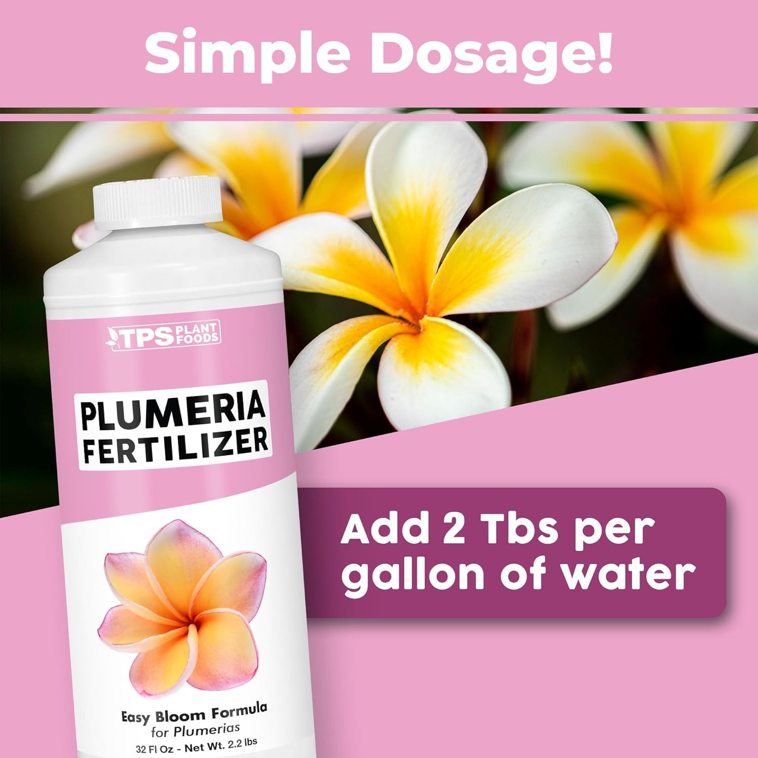 Plumeria Fertilizer for All Frangipani and Tropical Plants, Liquid Plant Food,