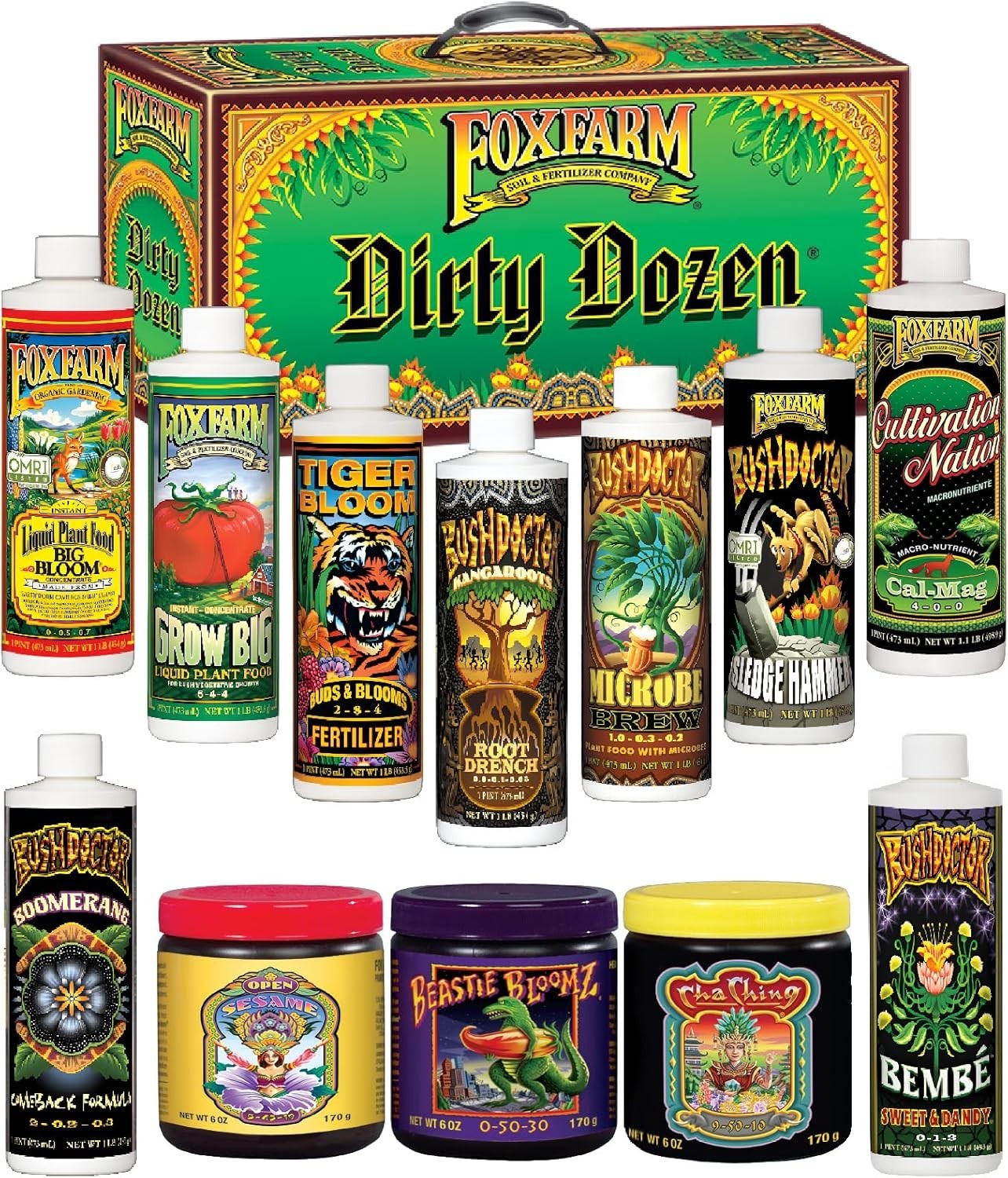 Fox Farm Liquid Nutrients Kit – Boosts Plant Growth & Blooms-~