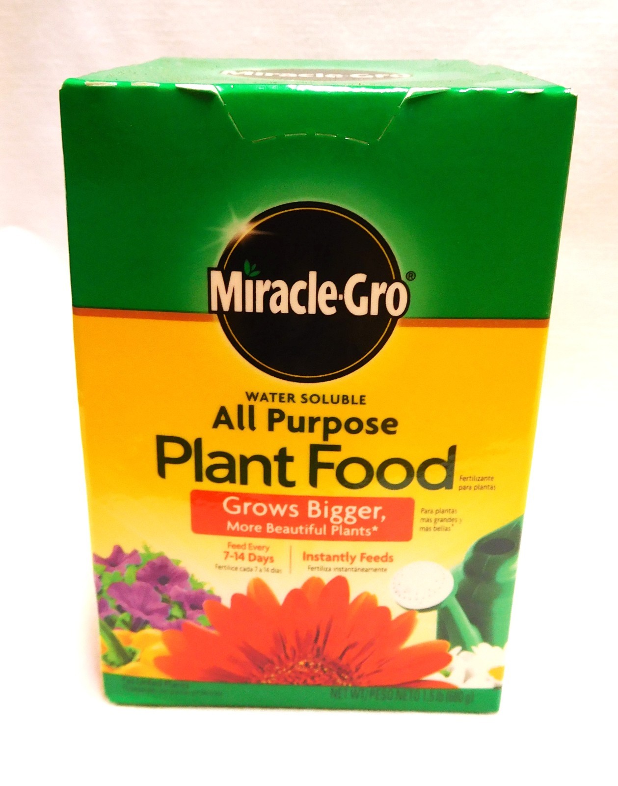 Miracle-Gro Water Soluble All Purpose Plant Food Fertilizer 1.5 lb Box