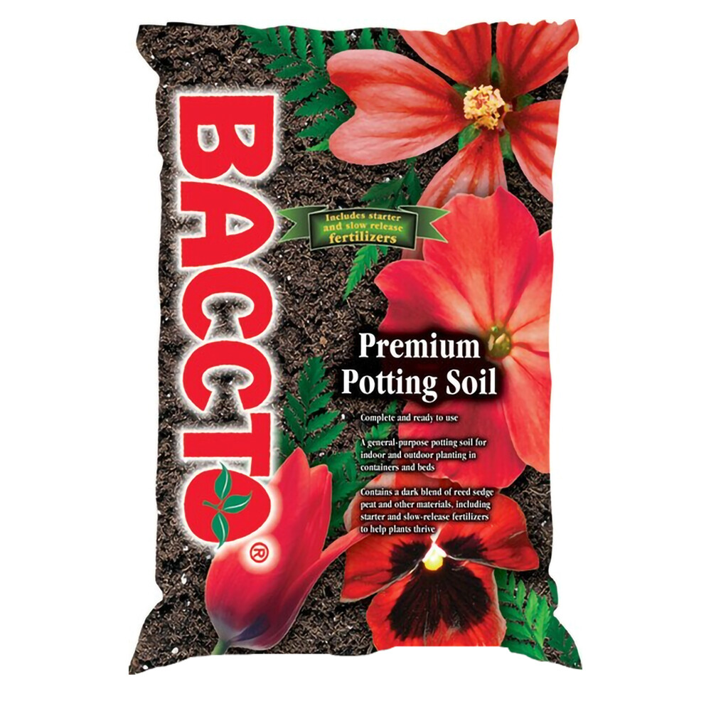 Michigan Peat All Purpose Premium Potting Soil w Perlite Fertilizer, 50 lb