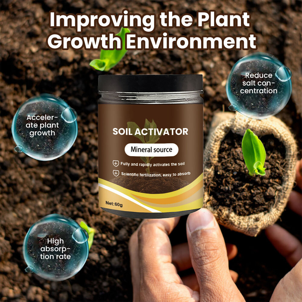1X Soil Activator – Soil Conditioner, Plant and FlowerFertilizer Activator ET