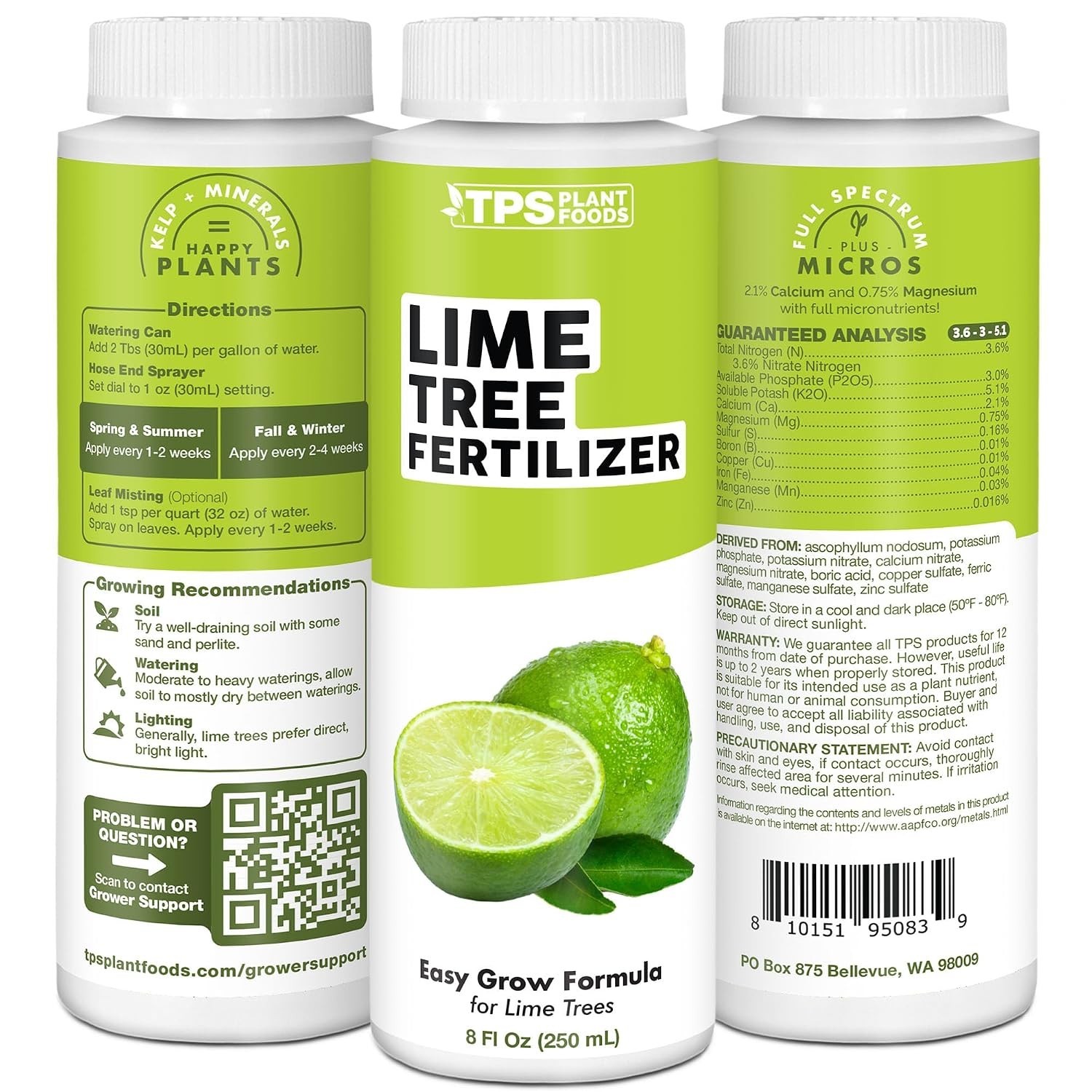 Lime Tree Fertilizer – Liquid Plant Food for More Fruit, Better Flowering & S…