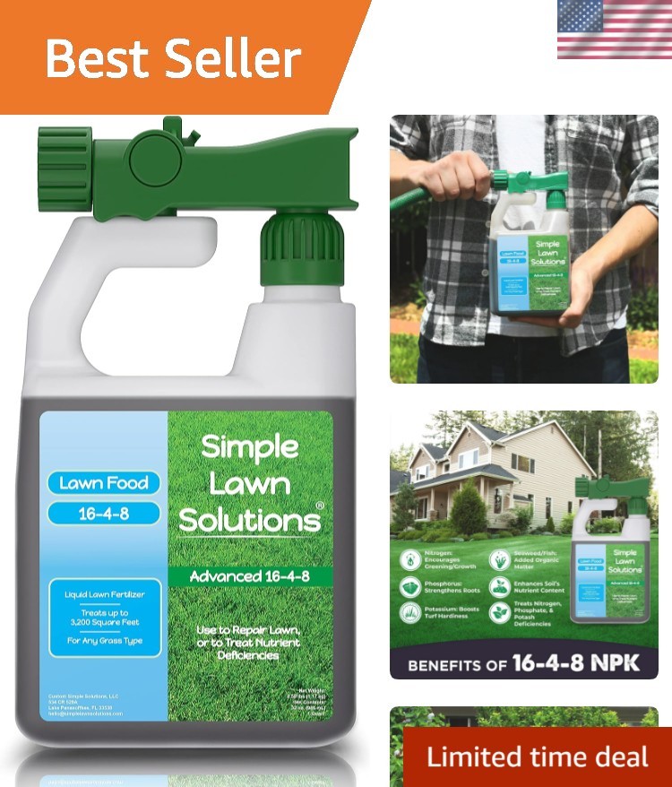 Advanced 16-4-8 Balanced NPK – Lawn Food Quality Liquid Fertilizer – Spring &…