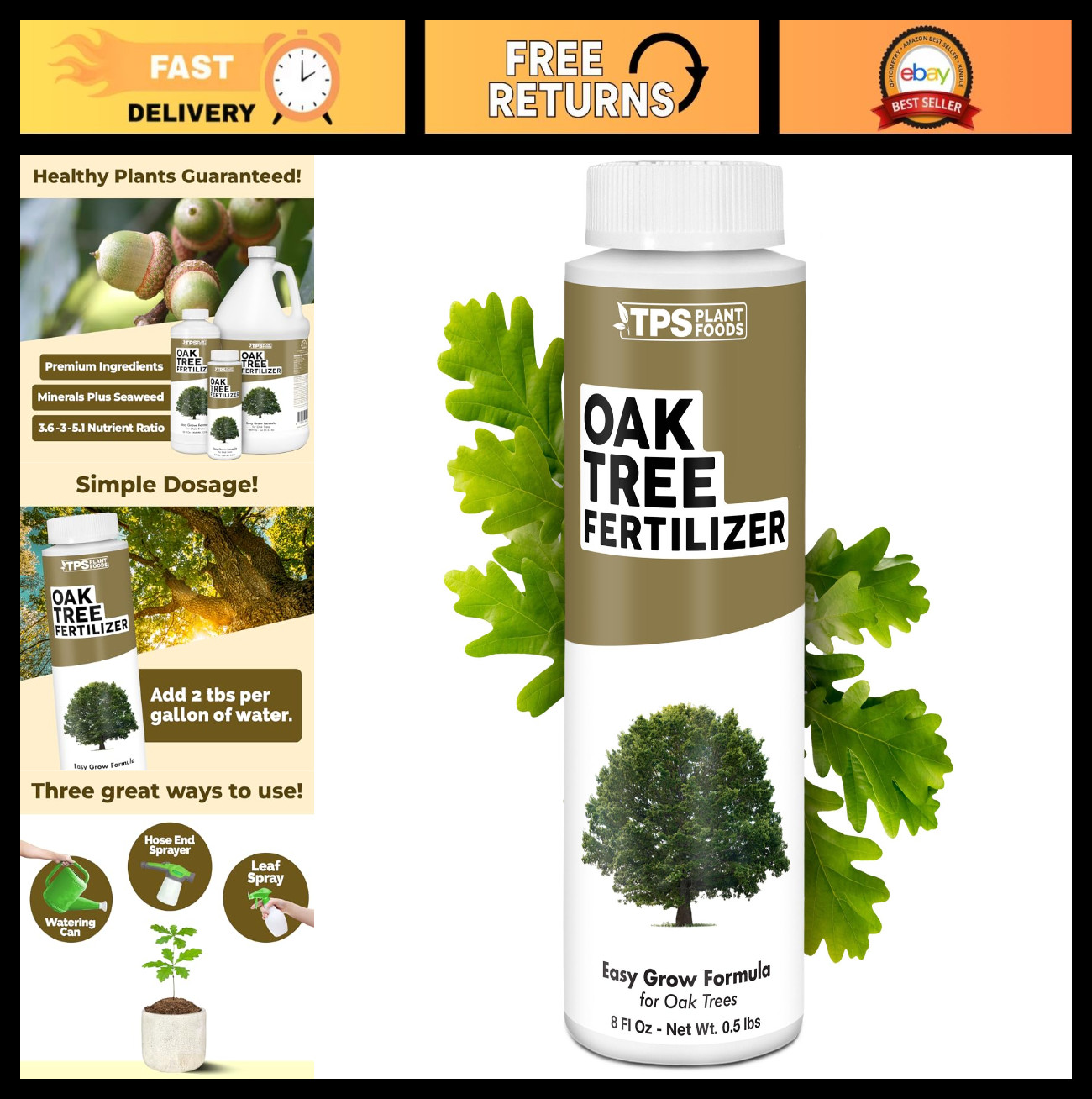 Liquid Fertilizer for Oak Trees – Plant Food for Healthy Growth & Vibrant Foliag