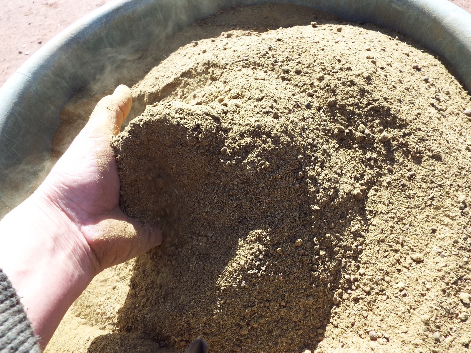 Dried Sheep Manure – ONE POUND (1 lb) – Fine Ground Ready for Use