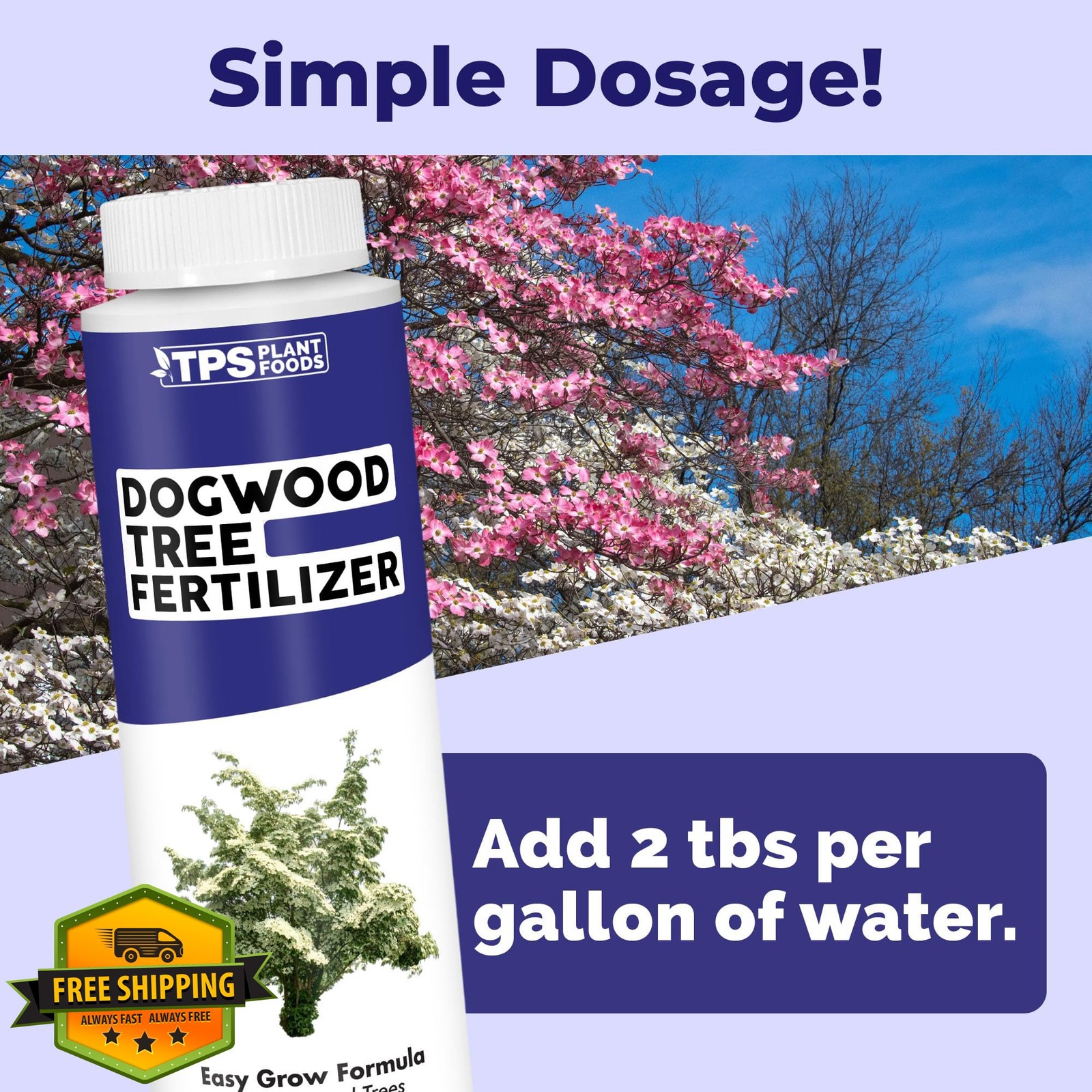 Dogwood Tree Fertilizer Complete Liquid Plant Food 8 oz 250mL