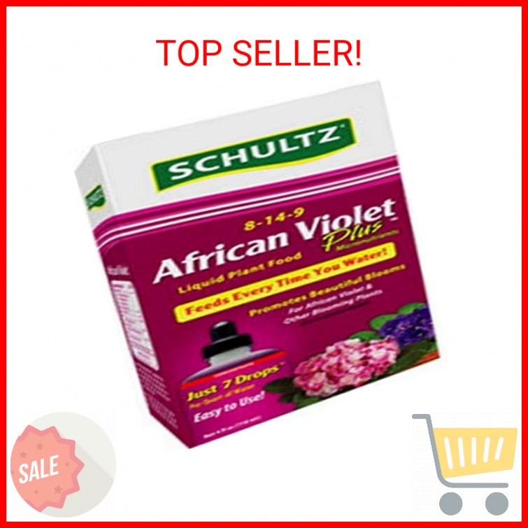 Schultz SPF44900 African Violet Plus Liquid Plant Food 8-14-9, 4 Ounce