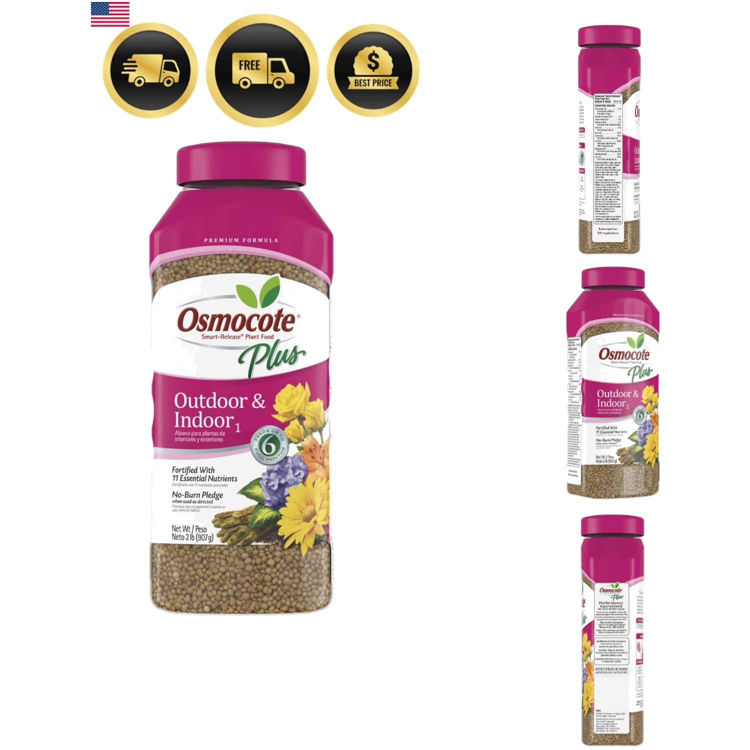 Smart-Release Plant Food Plus Outdoor & Indoor1 – Granular, Continuous Releas…