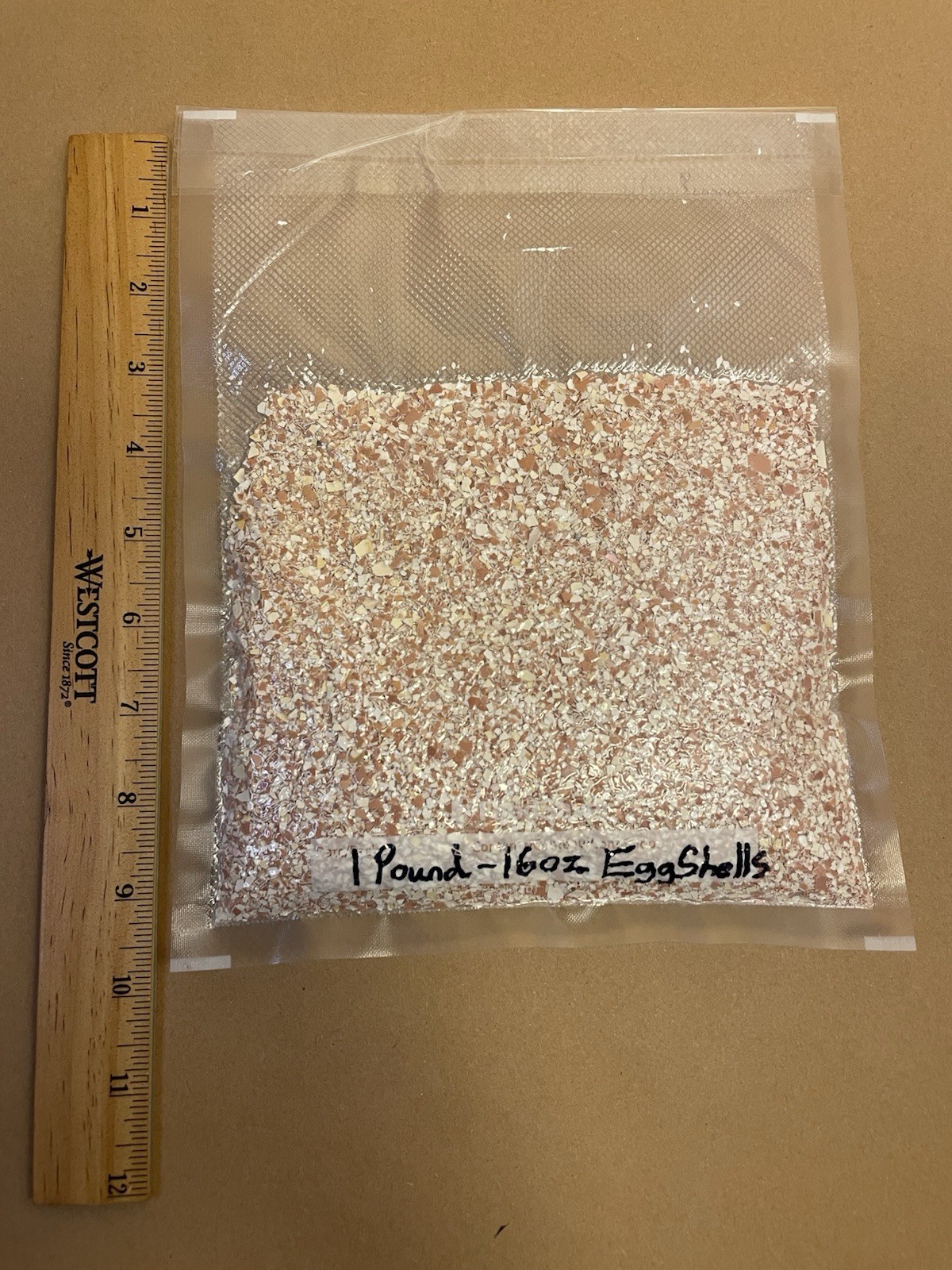 Egg Shells 1 Pound (16oz) Vacuum-Sealed Organic Plant Garden Calcium Fertilizer