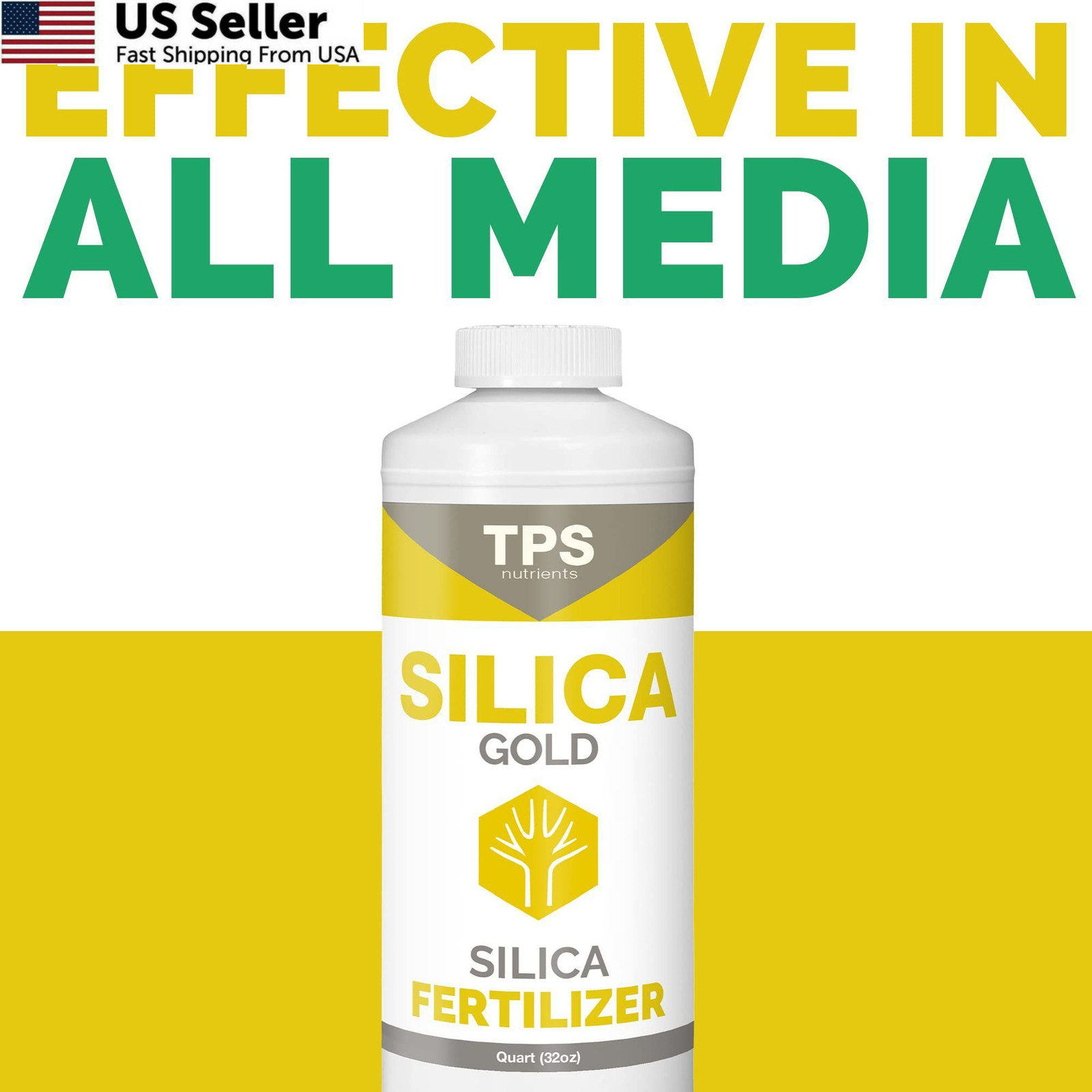 Plant Strength Nutrient Supplement Bioavailable Silicon 1 Quart 32oz USA