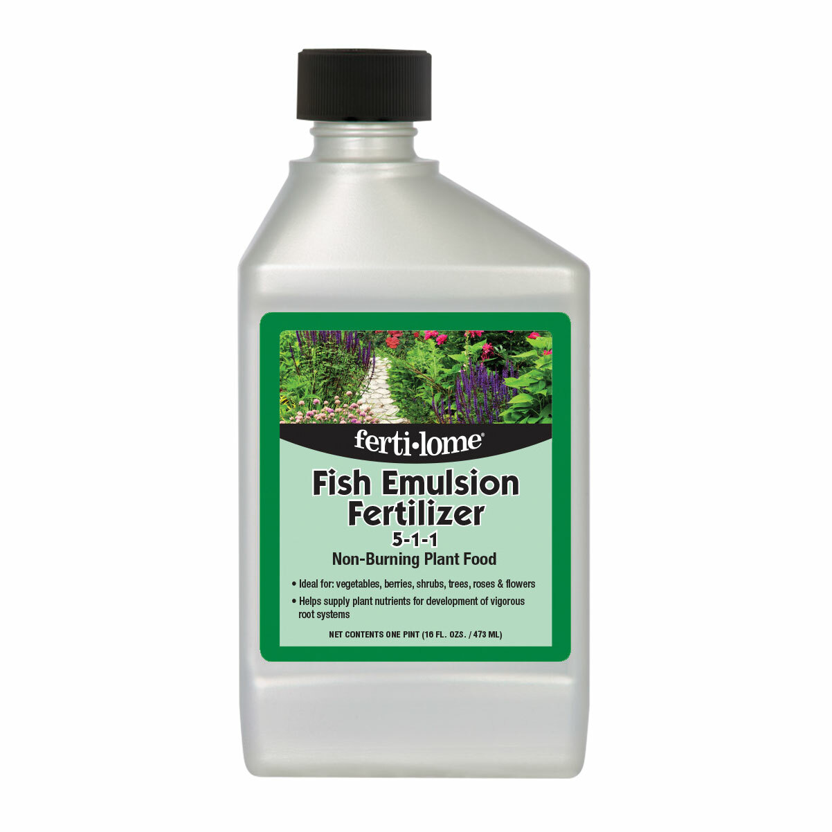 Fish Emulsion Plant Food 5-1-1 House Plants Fruits Vegetables Ornamentals 16 oz.