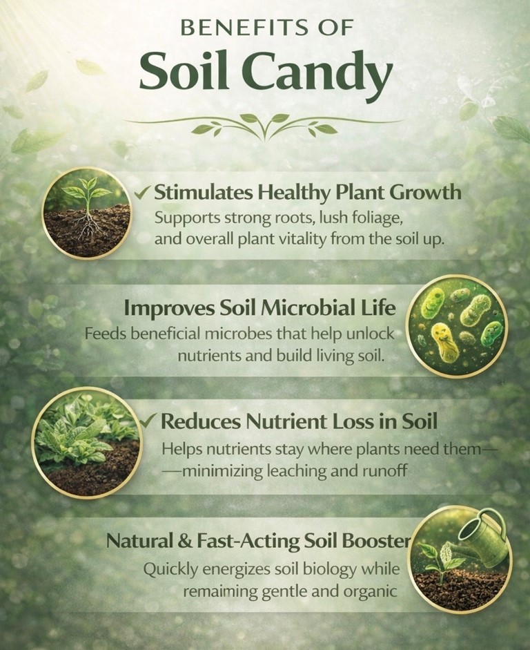 Soil Candy. Concentrated Worm Tea with Bat and Seabird Guanos.