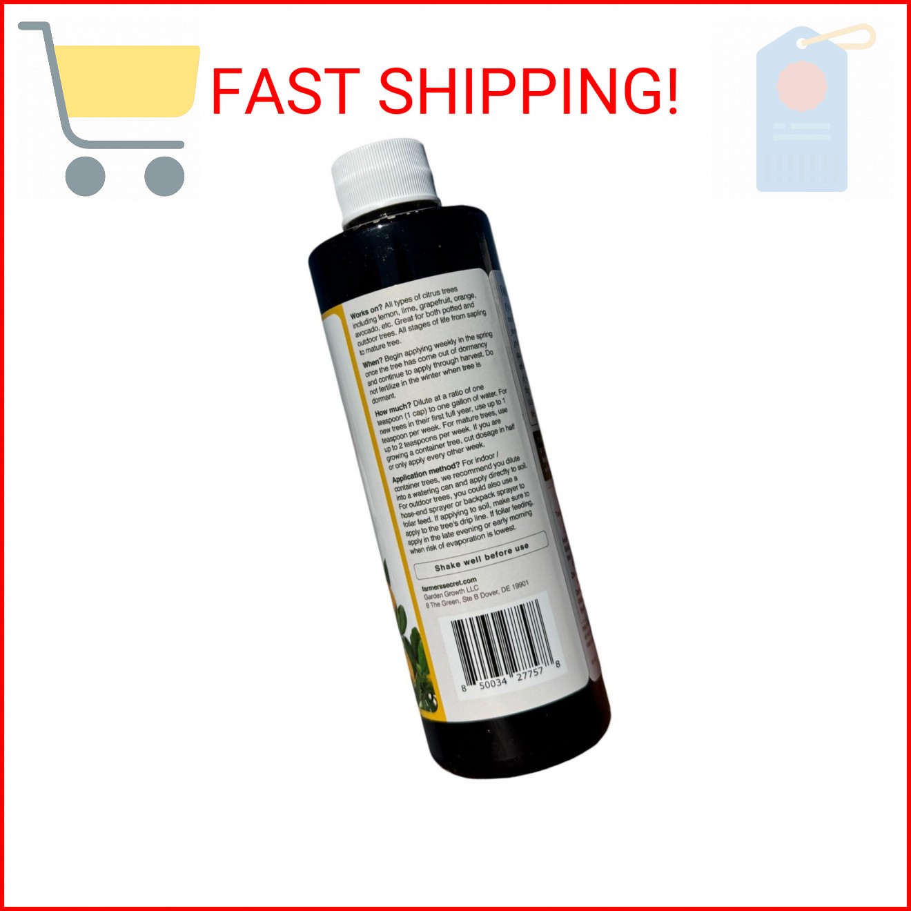 Farmer’s Secret Citrus Tree Booster Fertilizer – Super Concentrated – Formulated