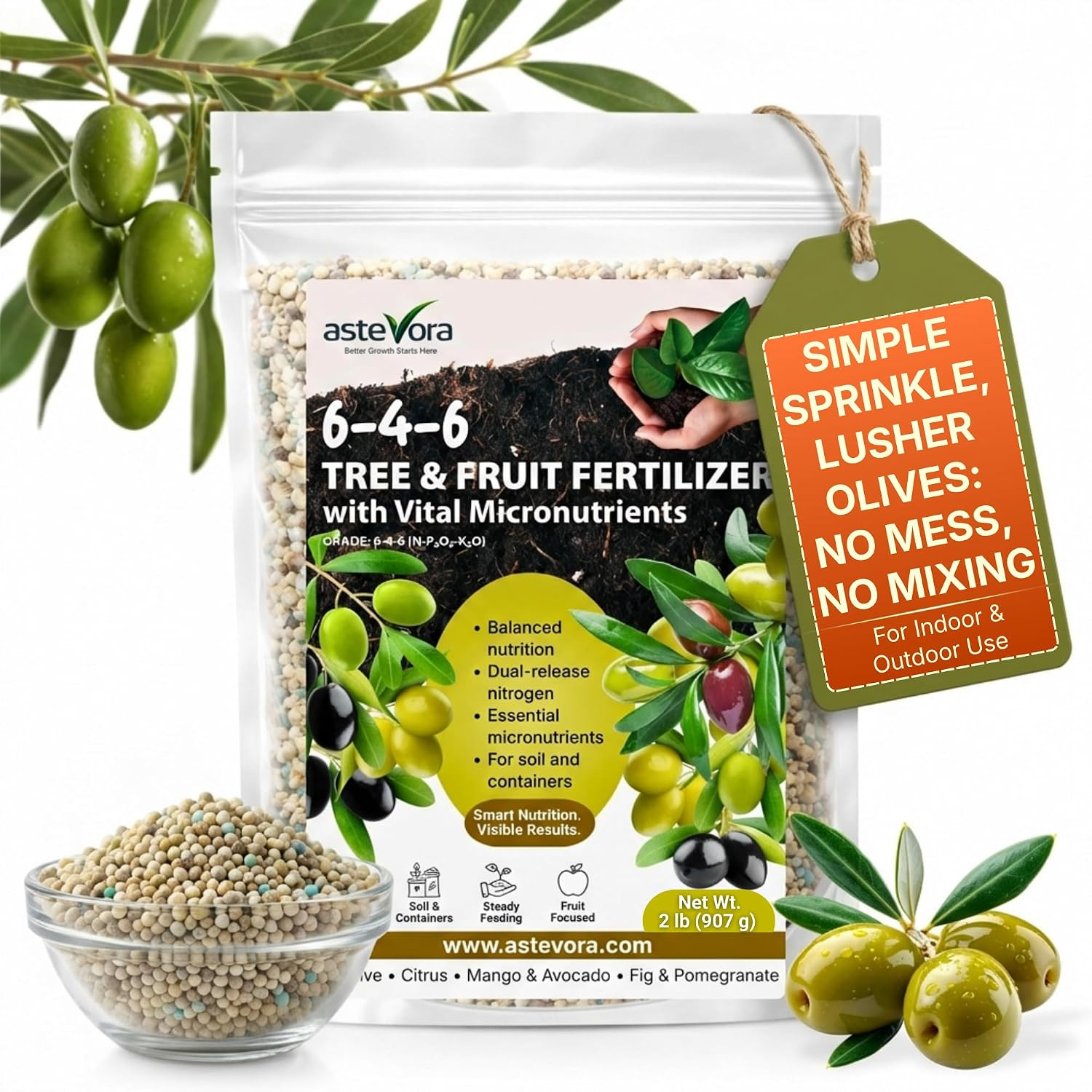 Olive Tree Fertilizer – Fruit Tree Fertilizer for Olive Tree, Citrus, Lemon, Lim