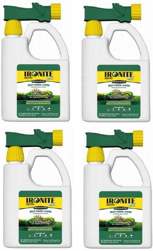 Ironite 100525937 32 oz Liquid Iron Supplement Fertilizer – Quantity 4
