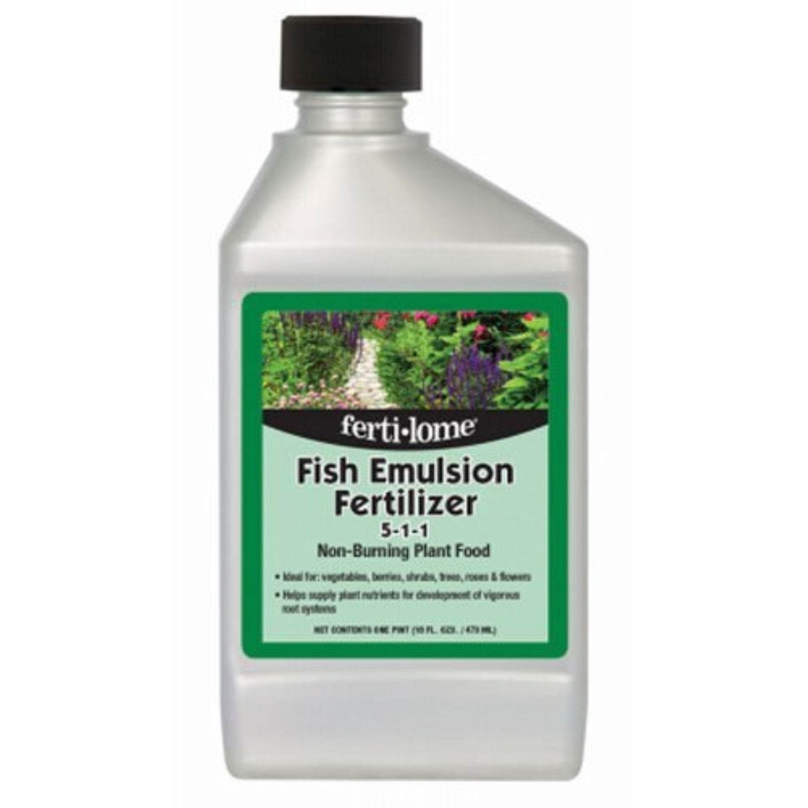 VPG Fertilome (#10611) Fish Emulsion Fertilizer Concentrate, 5 -1 – 1, 16 oz