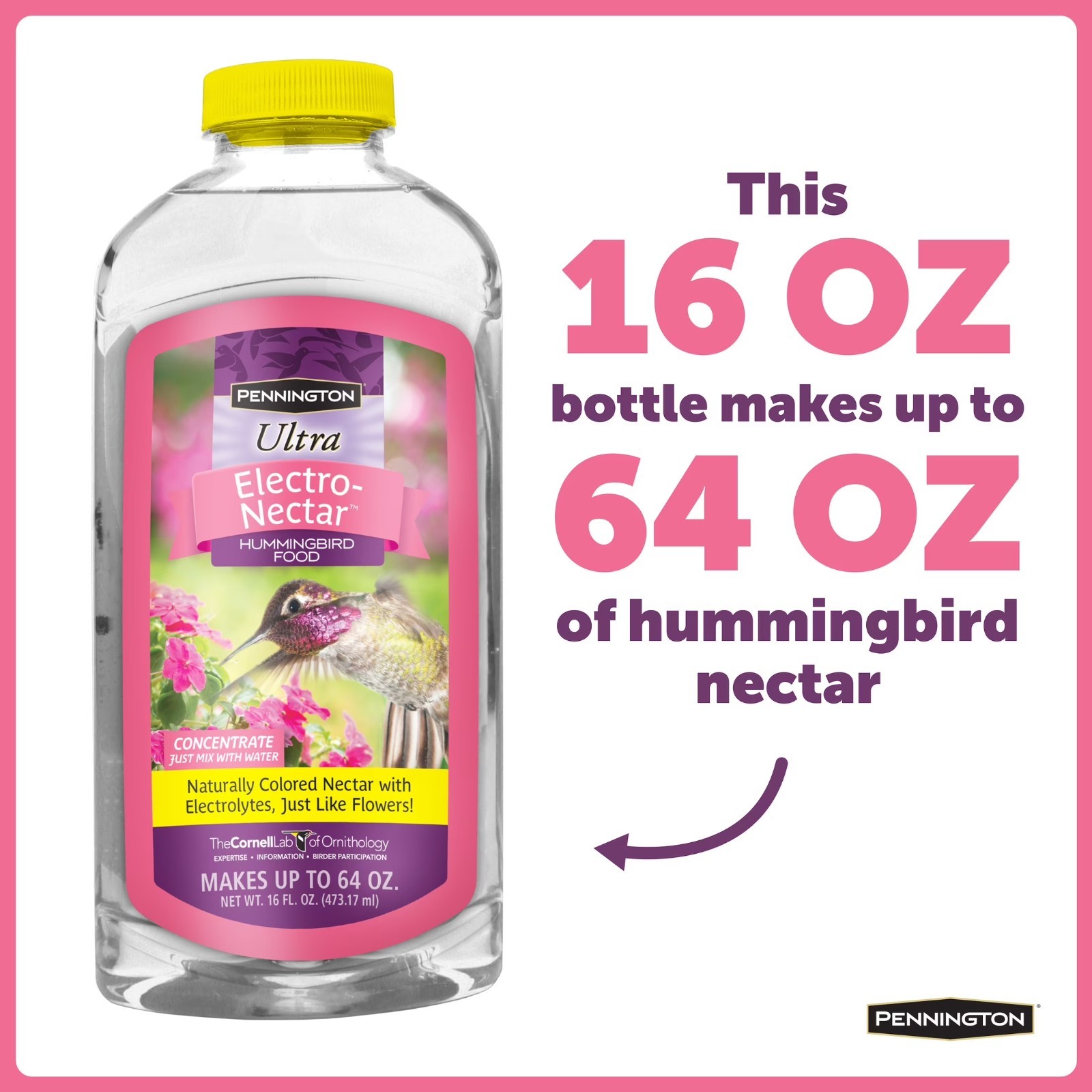 Electro Nectar Hummingbird Food Concentrate 16oz