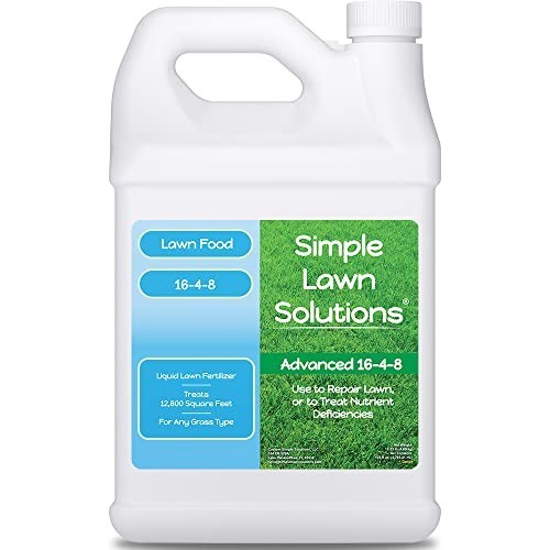 Simple Lawn Solutions 16-4-8 Liquid Lawn Fertilizer for All Grass, 1 Gallon