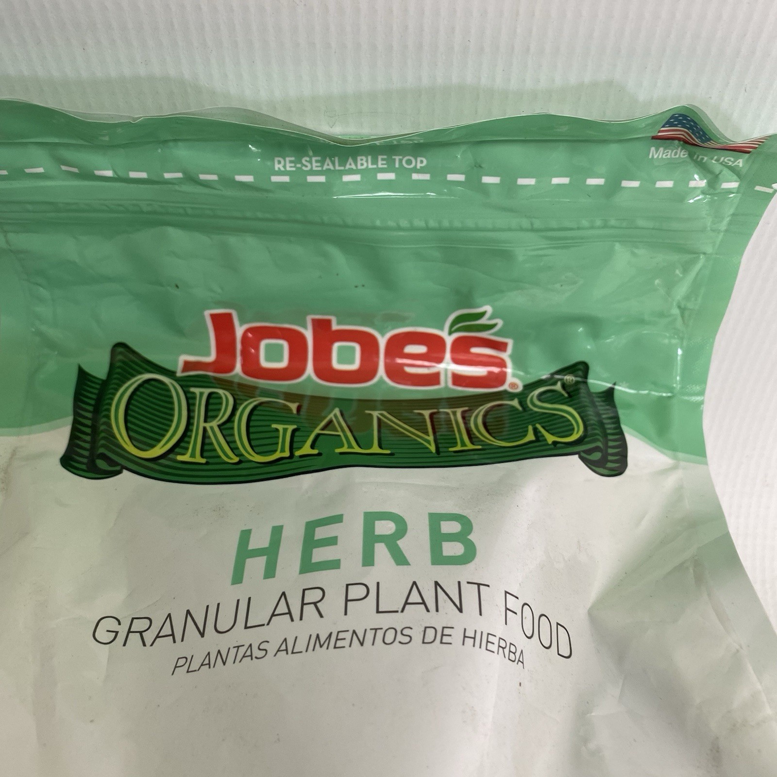 Jobes Organics Herb Granular Plant Food 4 lb. Bag Sealed Unopened New
