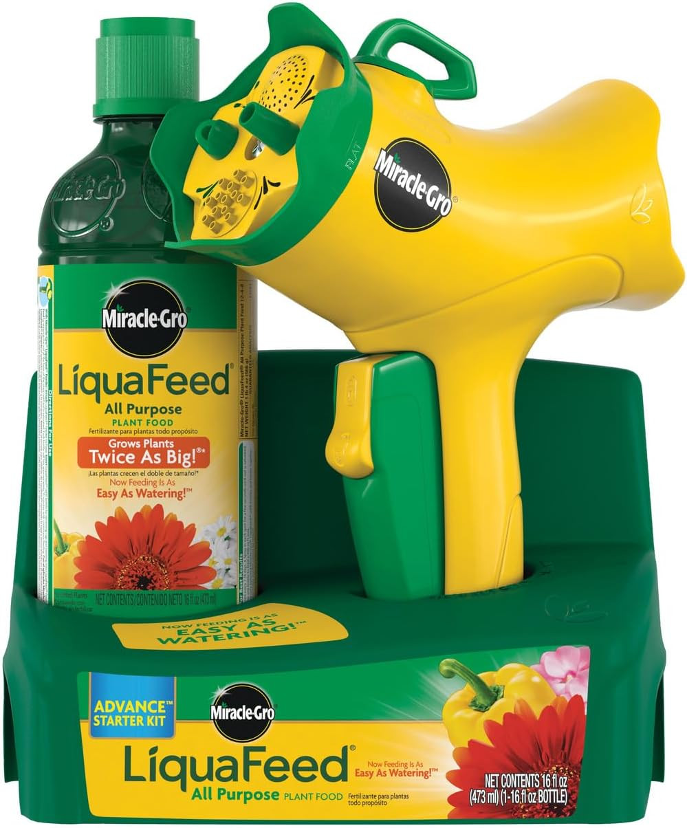 Miracle-Gro Liquafeed All Purpose Plant Food Advance Starter Kit, for Flowers, V