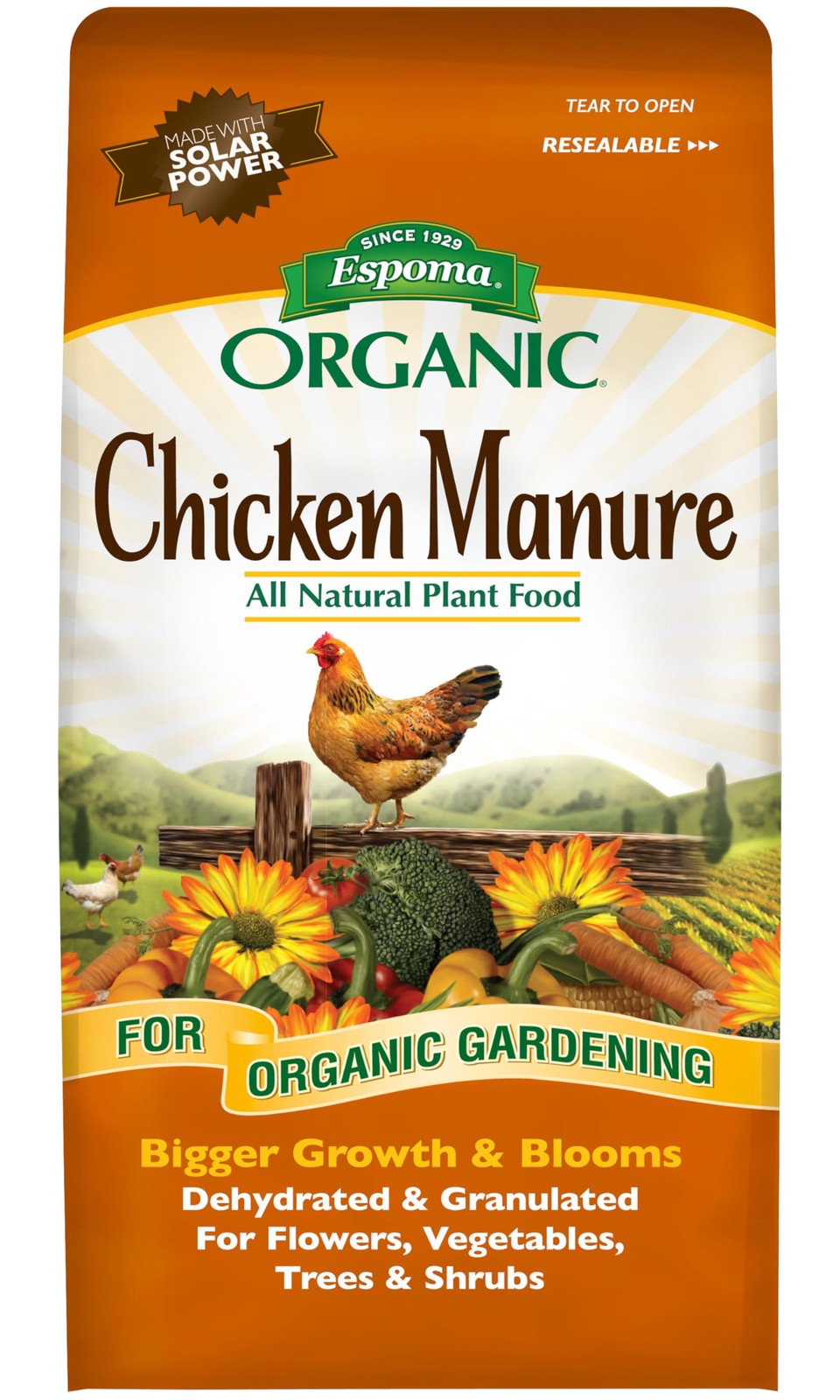 Organic Chicken Manure 3.75 lb. Bag. All Natural & Organic Fertilizer for All…