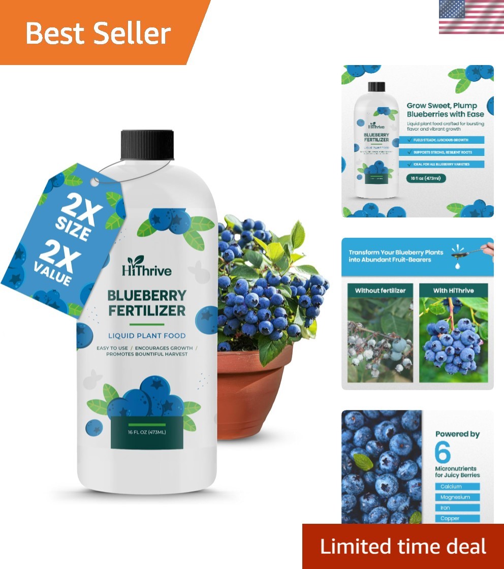 Nutrient-Rich Blueberry Fertilizer 16oz – Ideal for All Blueberry Varieties