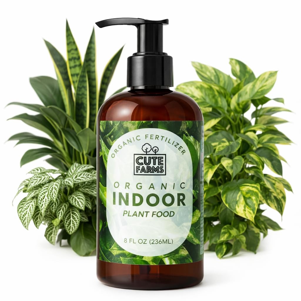 Organic Liquid Plant Food for Houseplants & Outdoor Pot Plants – 8 fl oz”