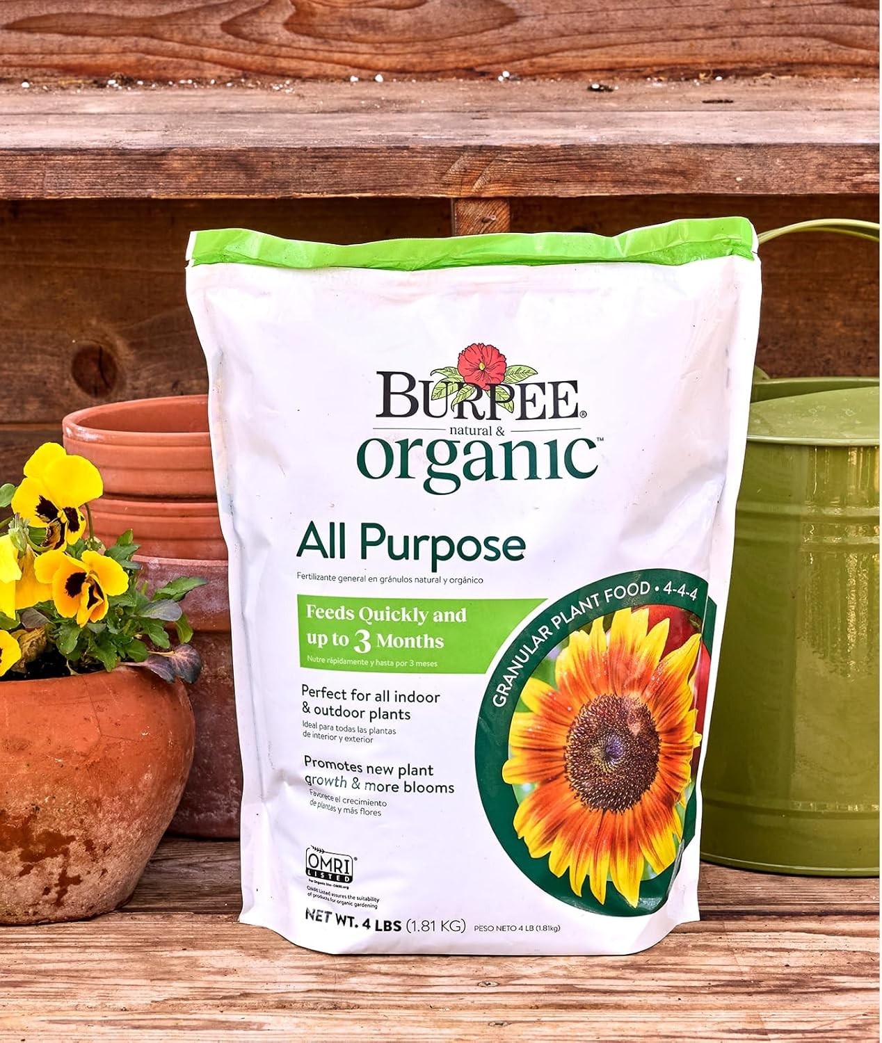 Organic Plant Food Granules 4Lb for Vegetables Flowers Seed Starting