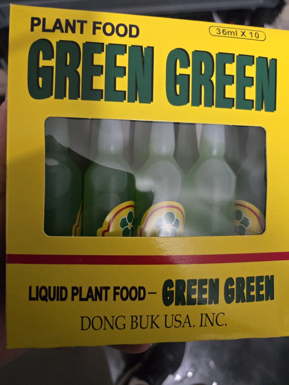 14 Green Green Plant Food (36ml Bottles, Pack of 10)