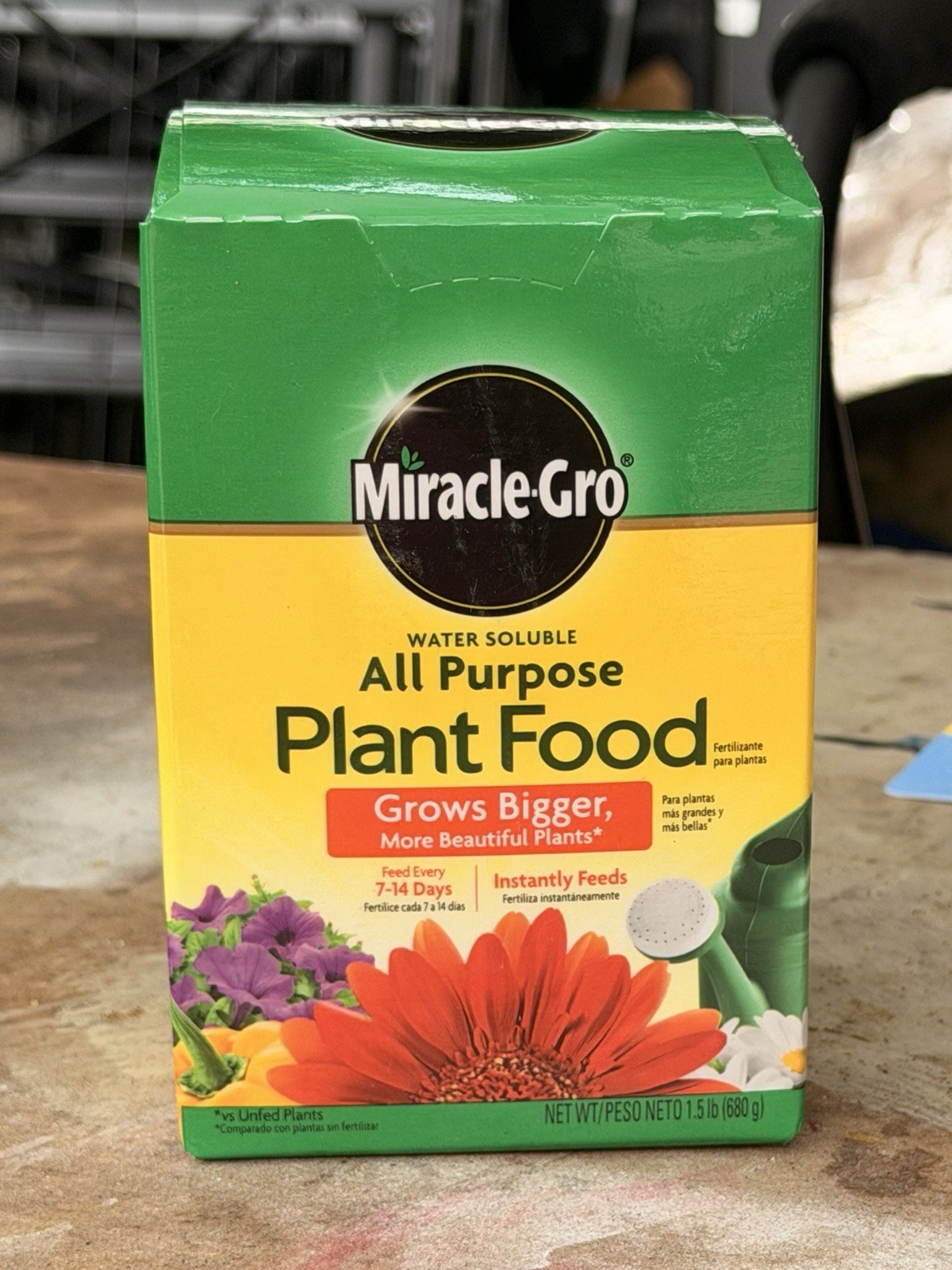 New! Miracle-Gro Water Soluble All Purpose Plant Food Fertilizer for In/Out Door