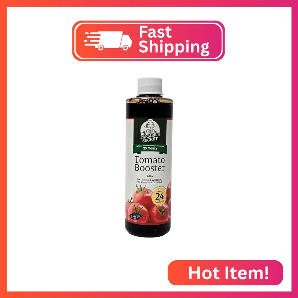 Farmer’s Secret Tomato Booster Fertilizer – Super Concentrated – 3:8:7 Ratio For