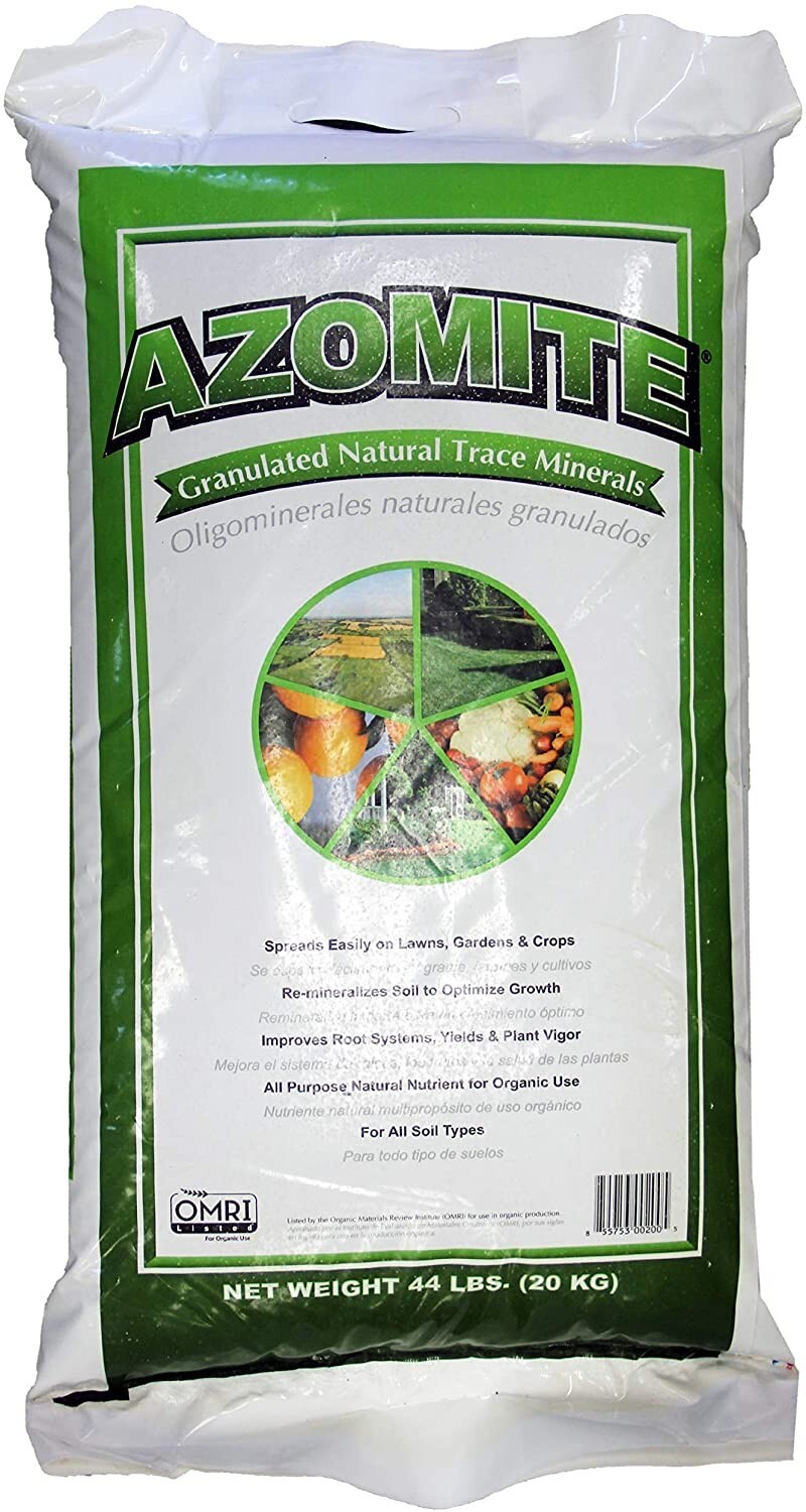 44 Pounds Granular AZOMITE Trace Mineral Fertilizer – OMRI