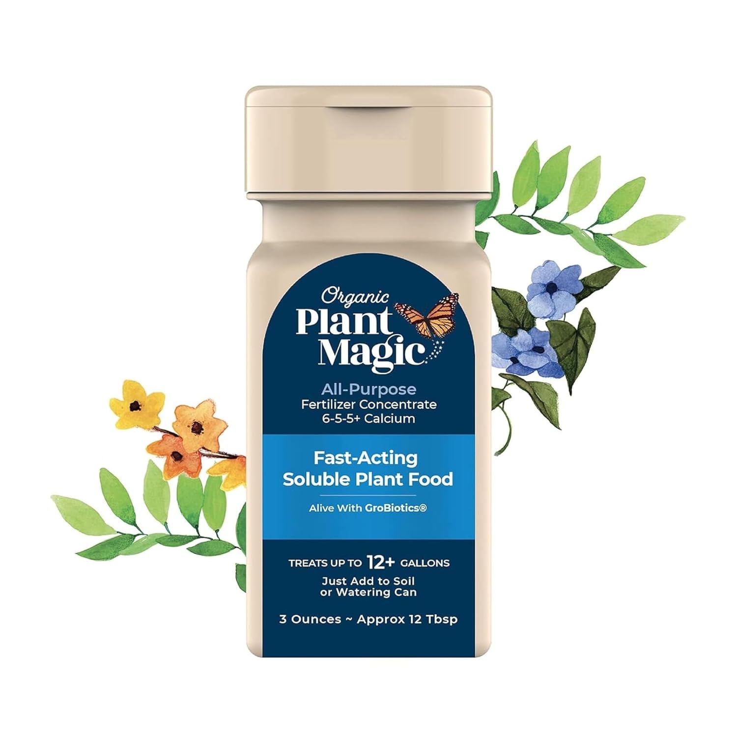Truly Organic™ Easy to Use Soluble Plant Food Shaker: All-Purpose Fertilizer