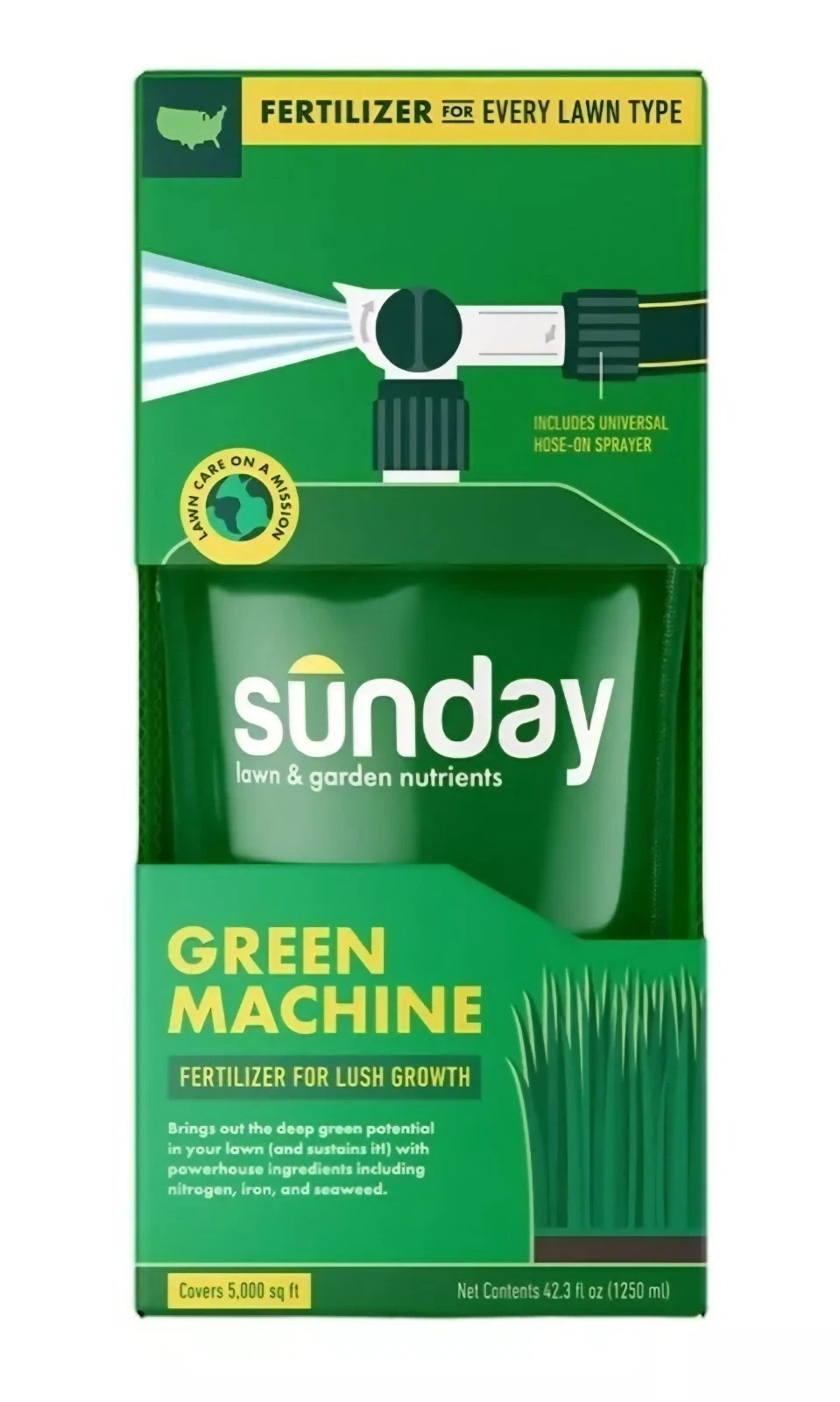 Green Machine 5,000 Sq. ft. Liquid Lawn Fertilizer 42.3 oz 22-0-3