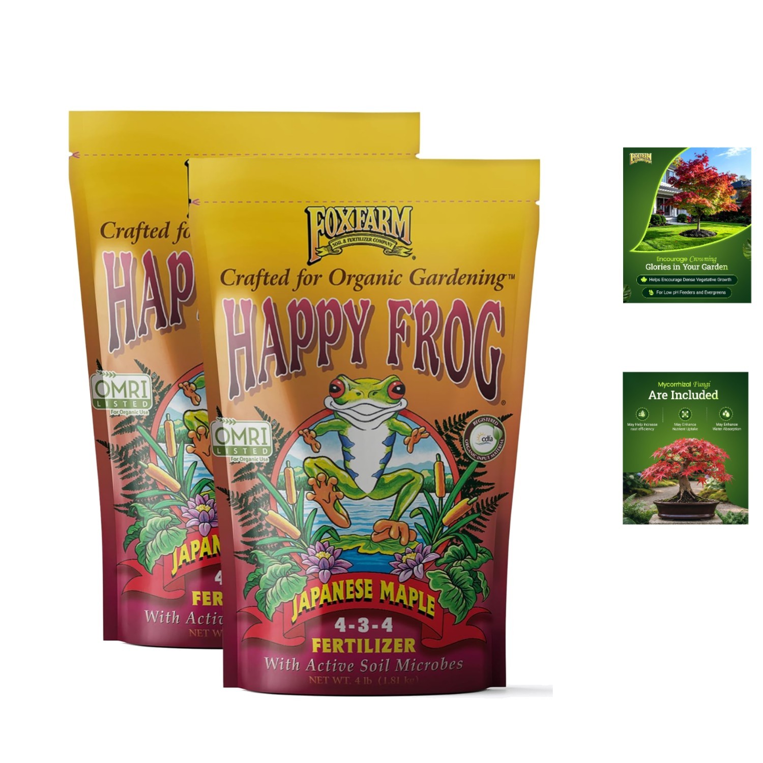 4lb Happy Frog Fertilizer with Mycorrhizal Fungi – Perfect for Low pH Plants