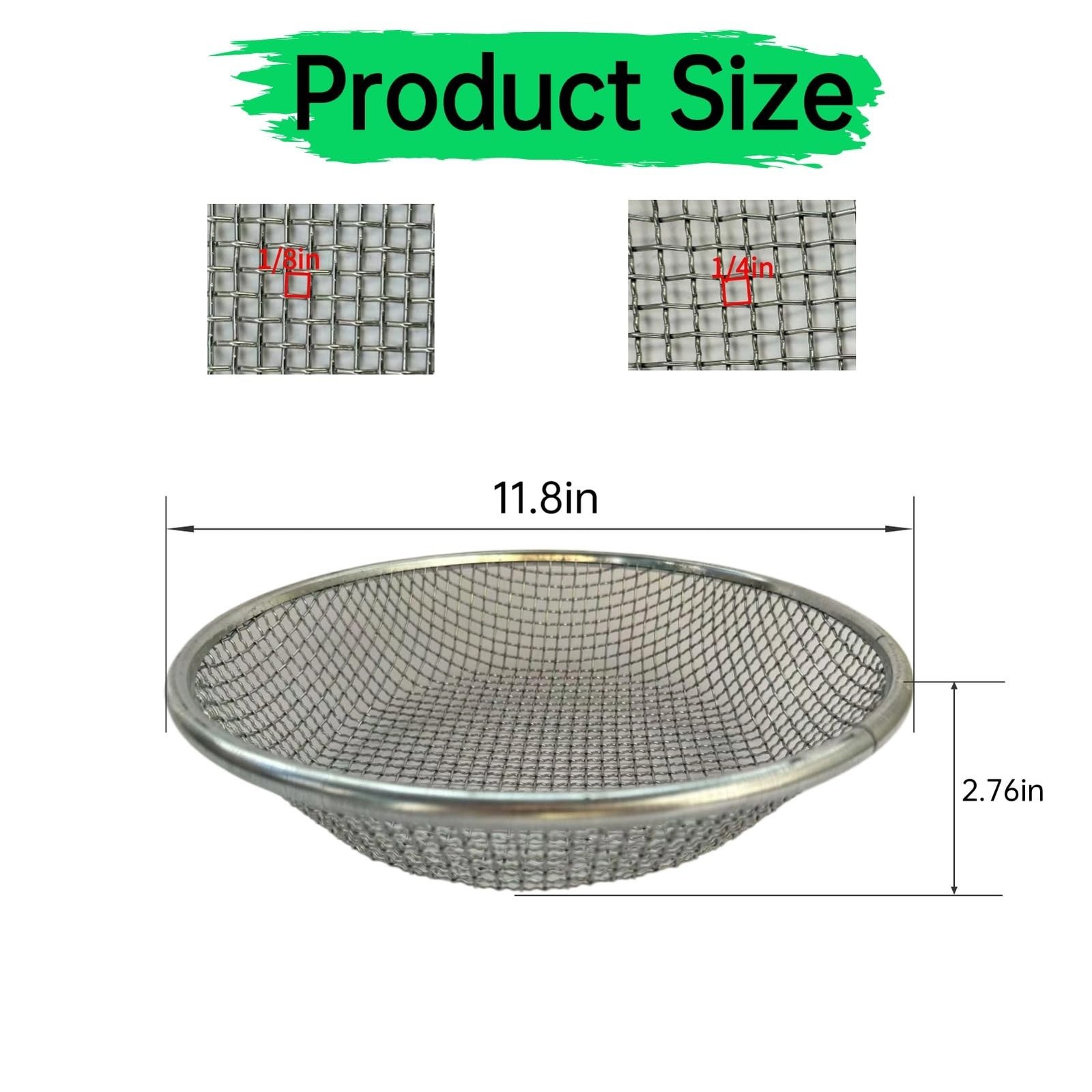 2PCS Soil Sifter for Gardening,Compost Sifter for 5 Gallon,Sieve for Compost,…