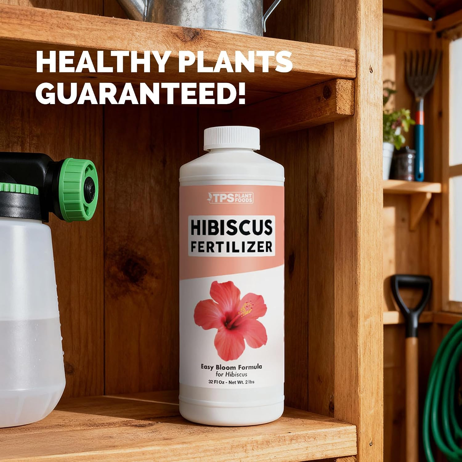 Hibiscus Fertilizer – Liquid Plant Food for More Blooms, Vibrant Color & Healthy