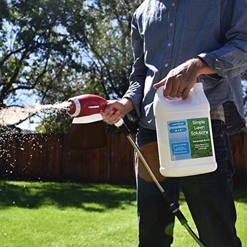Simple Lawn Solutions 16-4-8 Liquid Lawn Fertilizer for All Grass, 1 Gallon