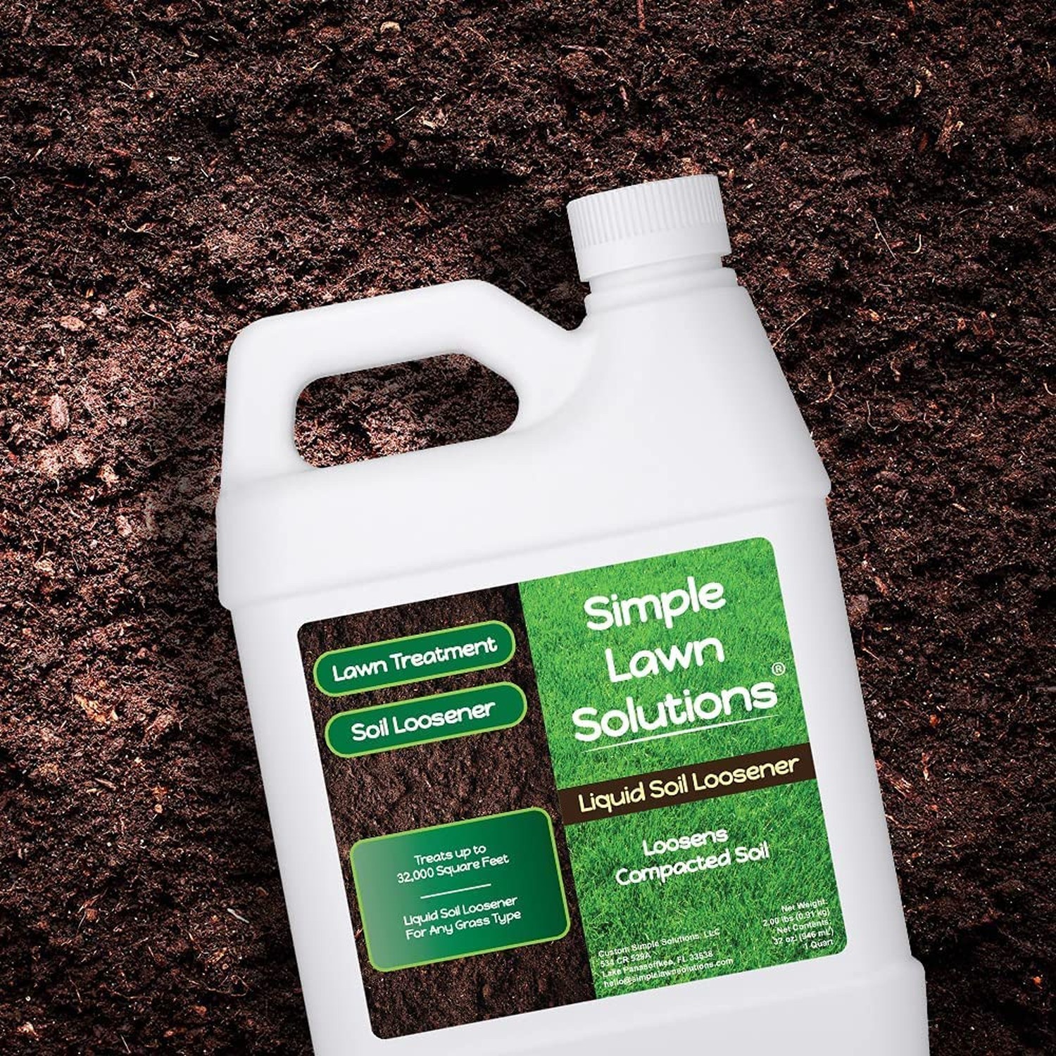 Liquid Soil Loosener- Soil Conditioner-Use alone or when Aerating with Mechan…