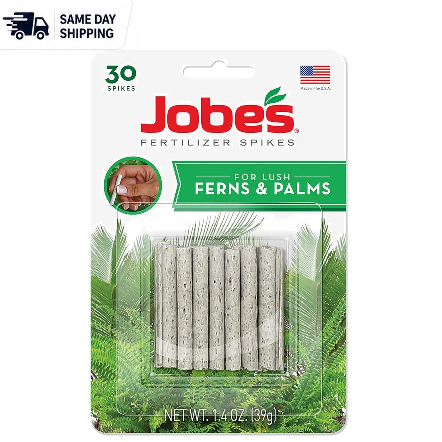 30 Count Fern & Palm Fertilizer Spikes for Lush Growth – Easy Application