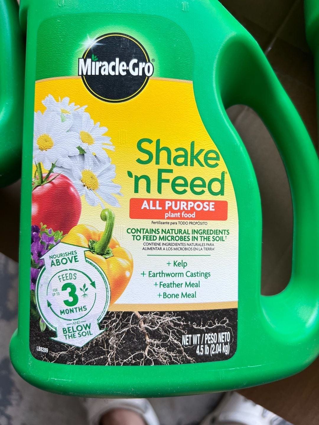 Miracle-Gro Shake ‘n Feed All Purpose Plant Food 4.5 lb (5-Pack)