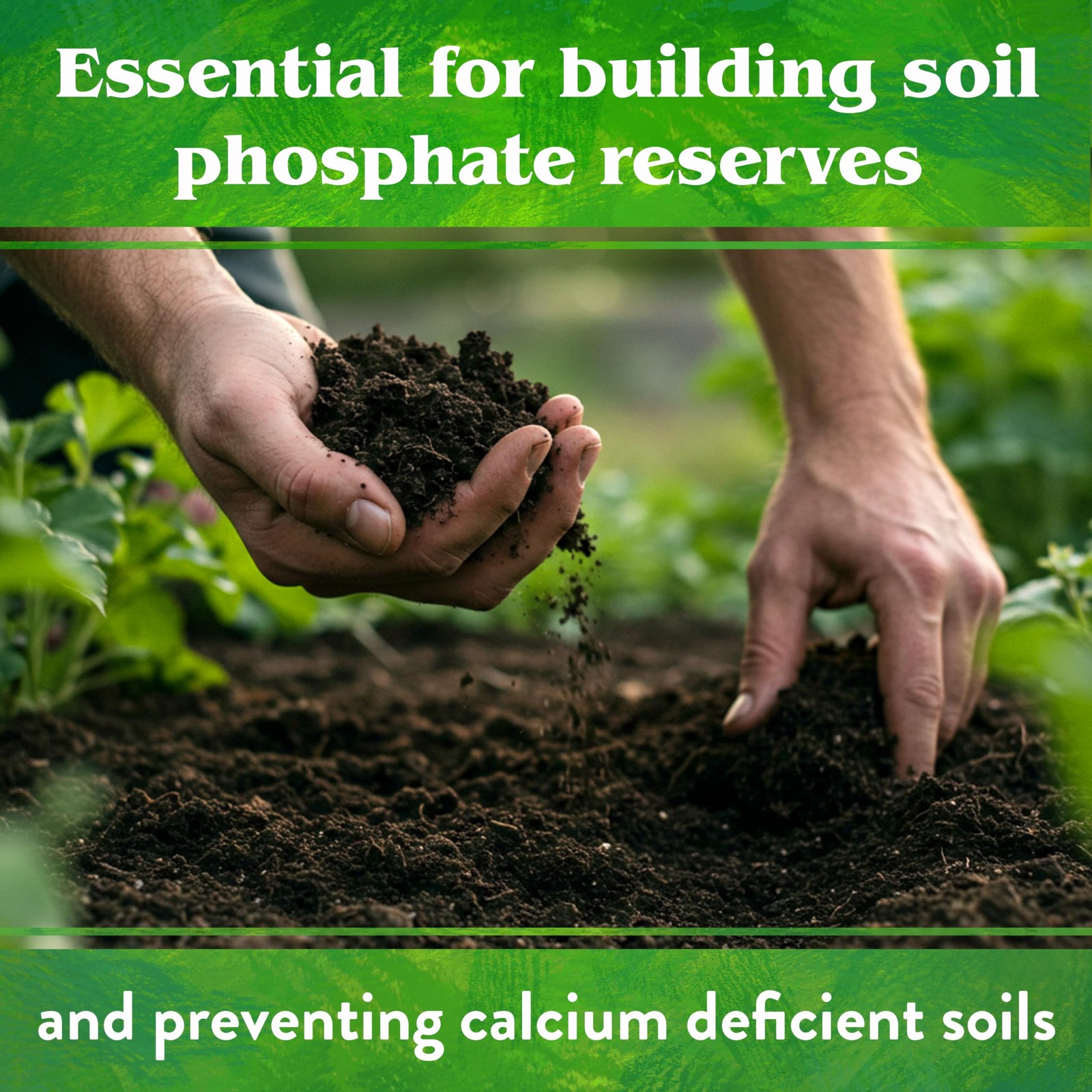 Organic Rock Phosphate – Calcium Phosphate Plant Food for Flower Beds and Veg…