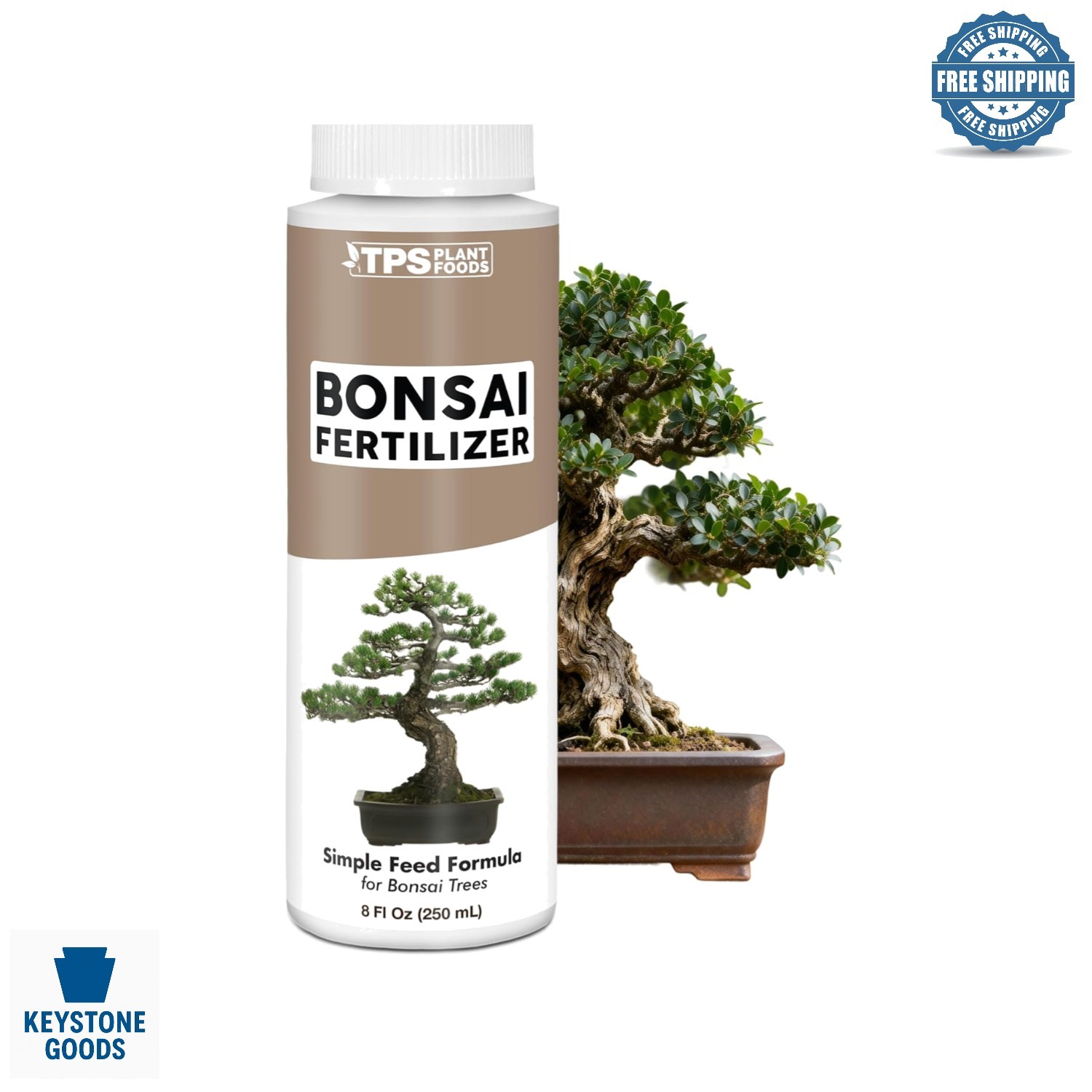 8 oz Liquid Bonsai Fertilizer for Healthy Growth & Vibrant Foliage