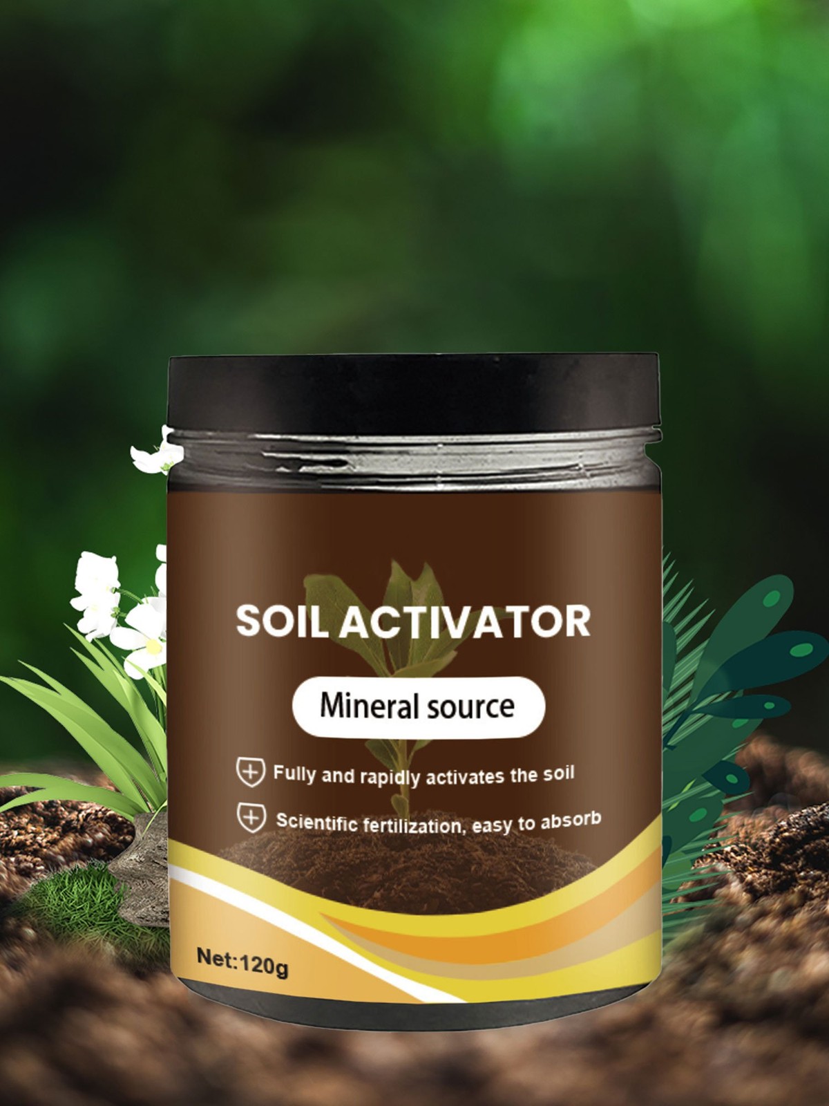 Soil Activator – Soil Conditioner,Plant and FlowerFertilizer 60g 120g US