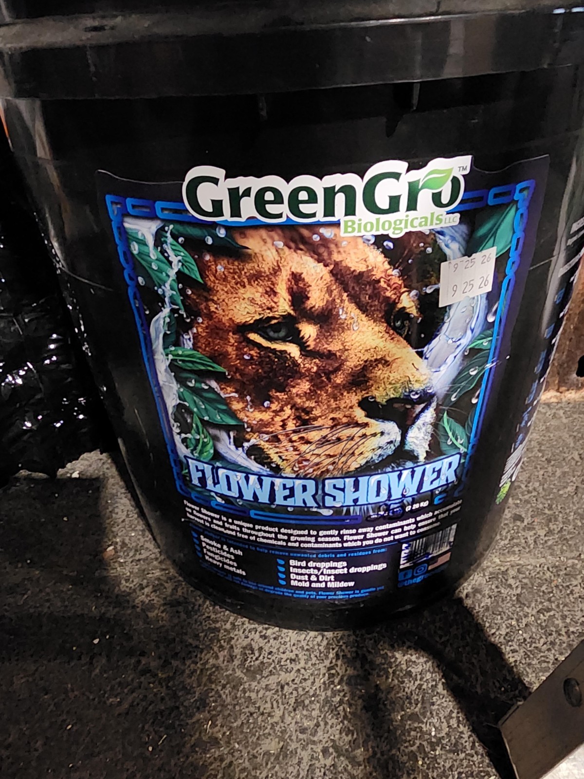 GreenGro Flower Shower Post Wash 25 LB