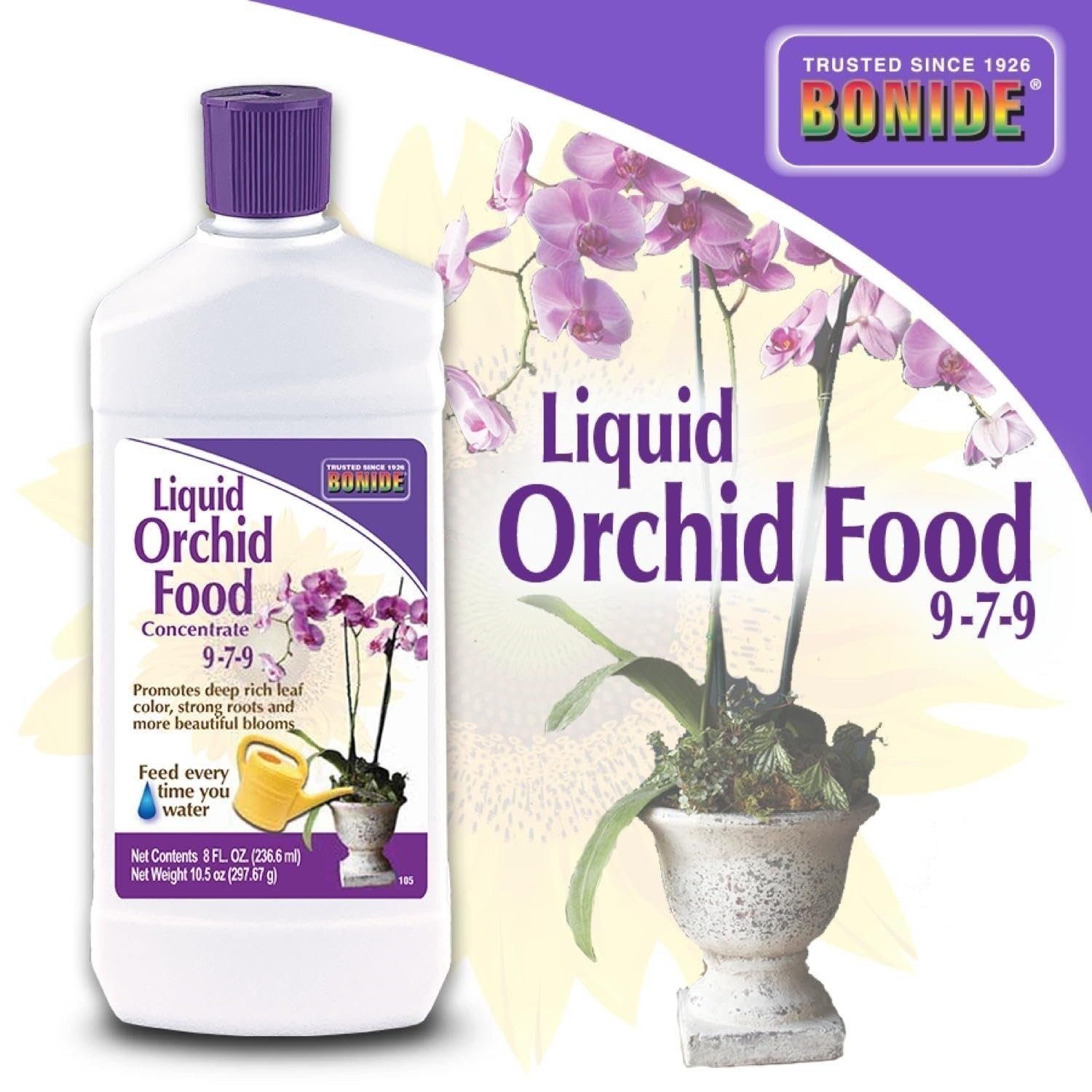 Bonide Liquid Orchid Food 9-7-9, 8 oz Concentrate Liquid Fertilizer for…