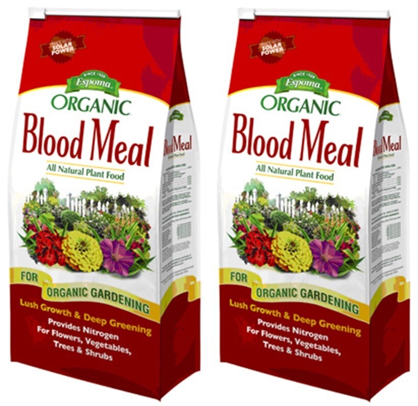 Espoma DB3 Organic Blood Meal 12-0-0 Natural Plant Food Fertilizer – Pack of 2