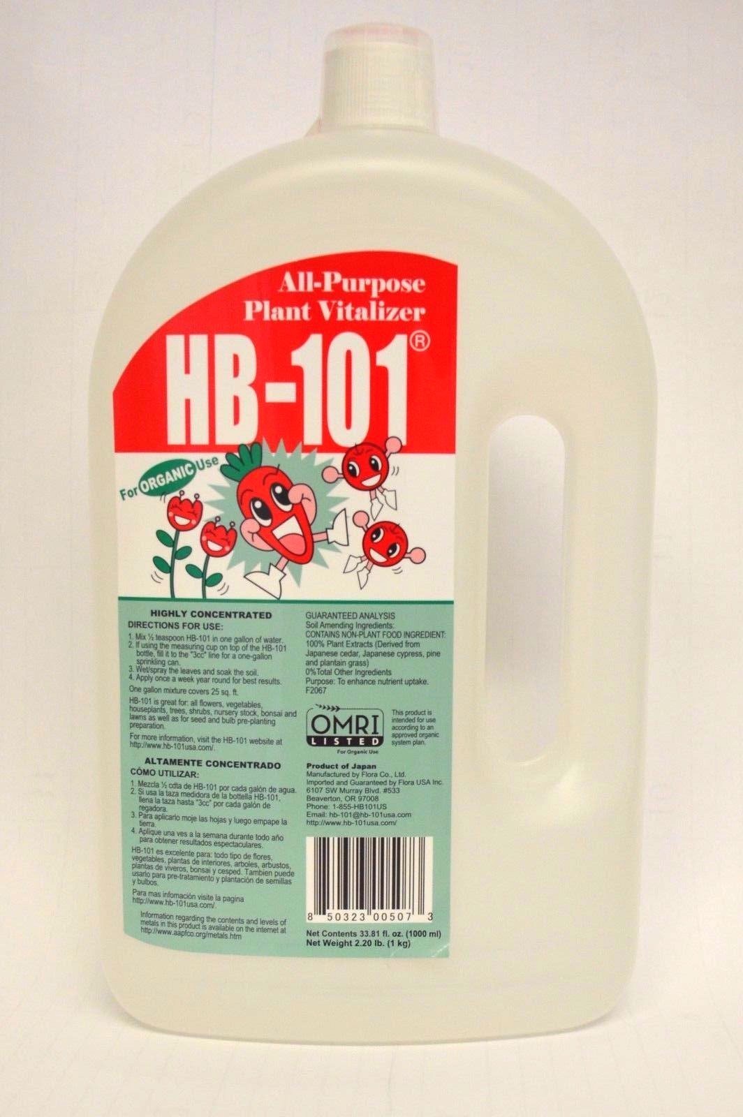 HB-101 All Purpose Organic Plant Vitalizer 1000 ml (33.8 fl.oz)